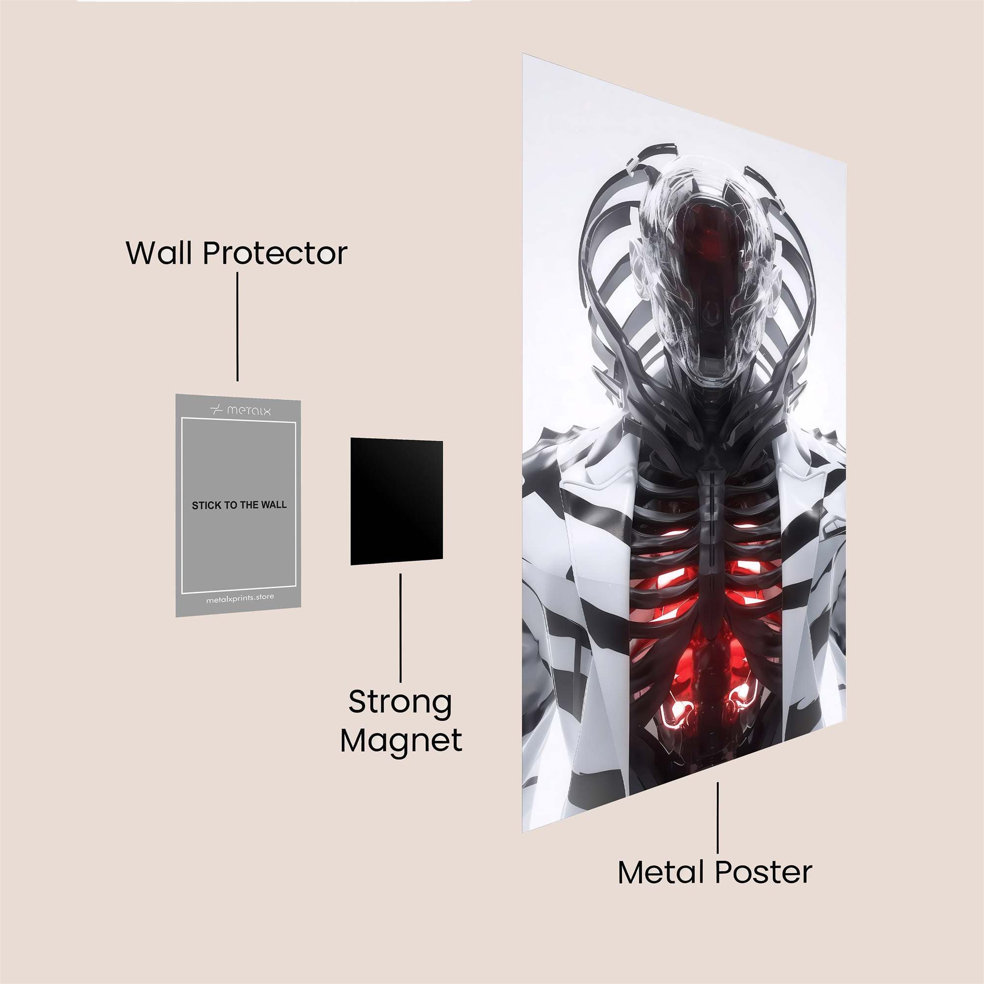 Owl Majestic Safe Wall Magnetic / M