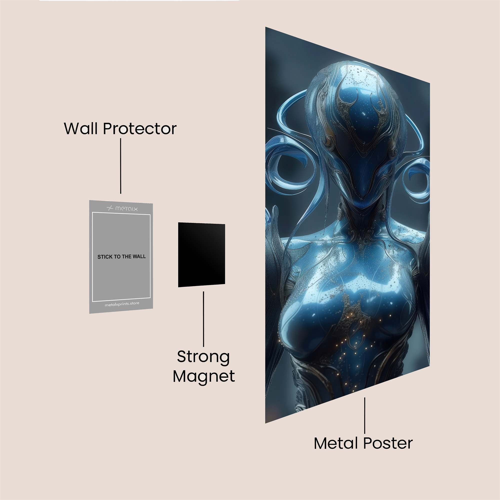 Mystic Key Safe Wall Magnetic / M