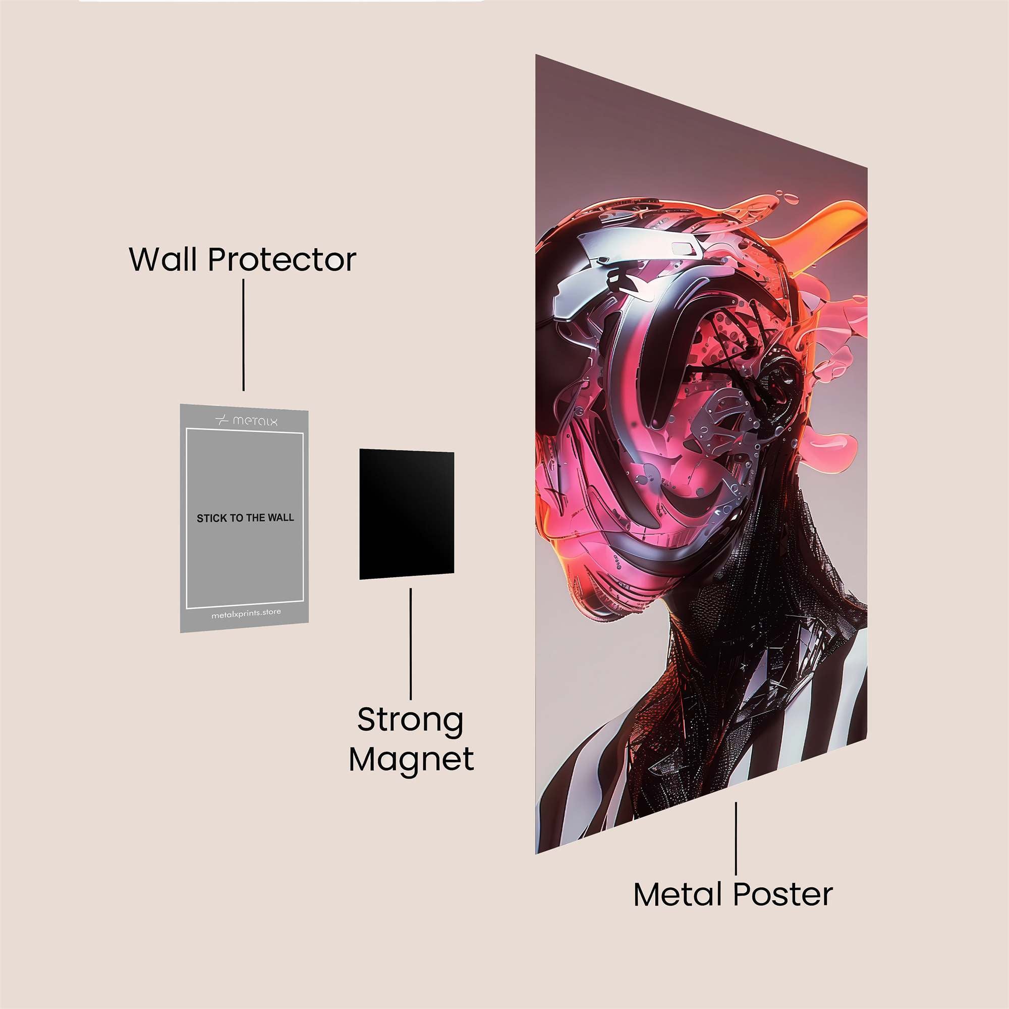 Sorcerer's Gleam Safe Wall Magnetic / M