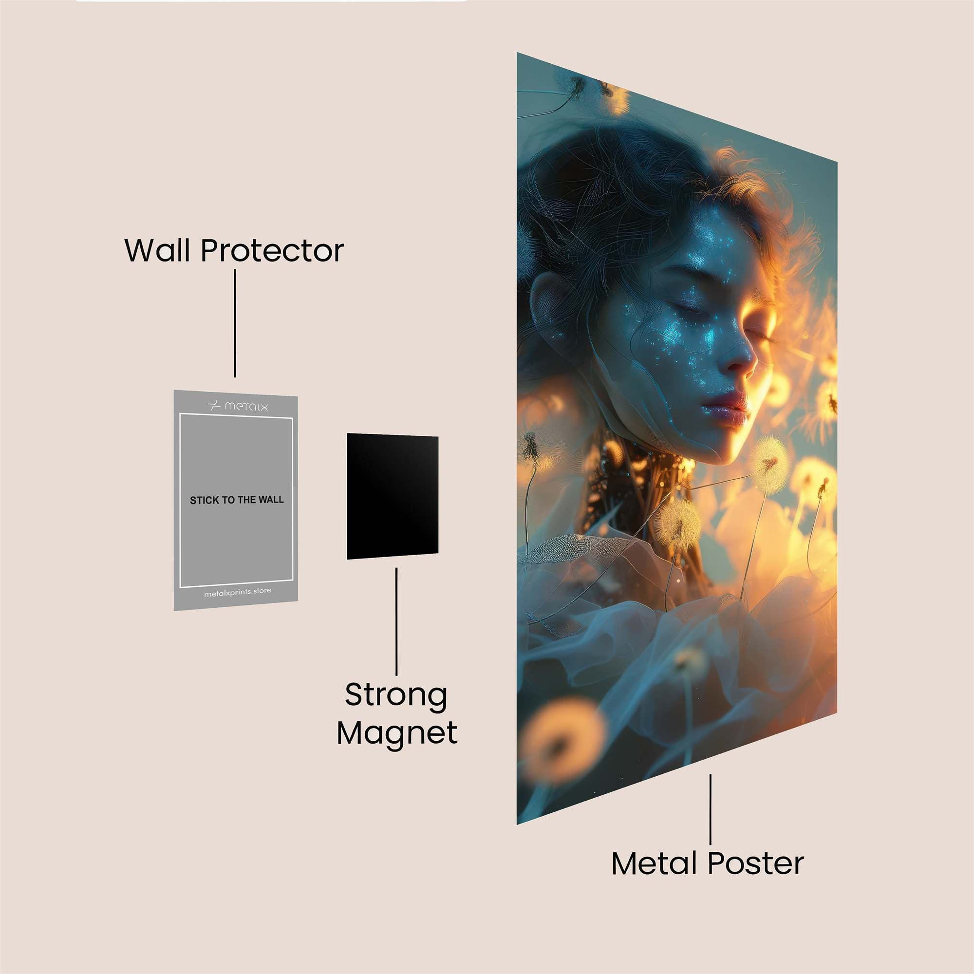 Mystic Whisper Safe Wall Magnetic / M