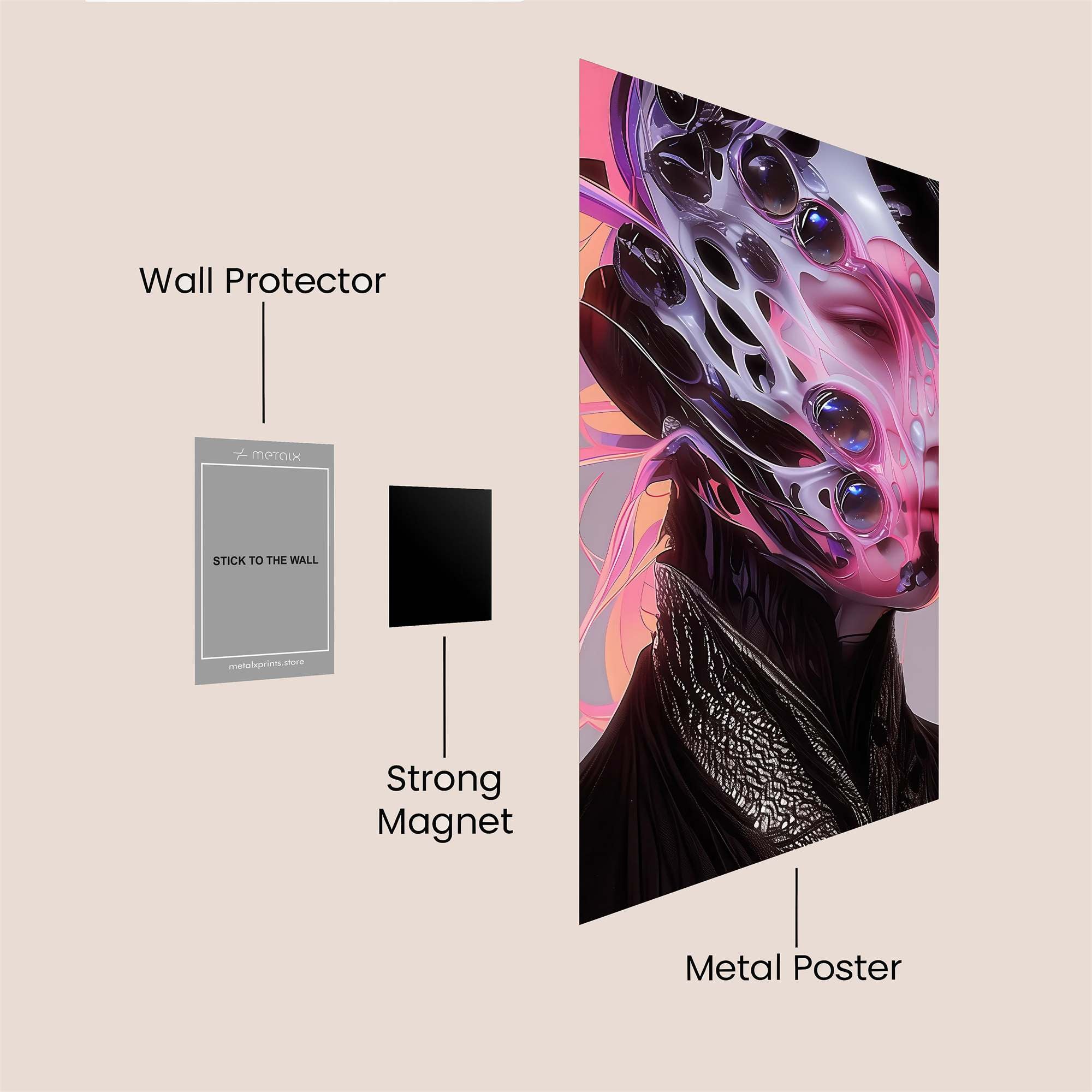 Mystic Key Safe Wall Magnetic / M