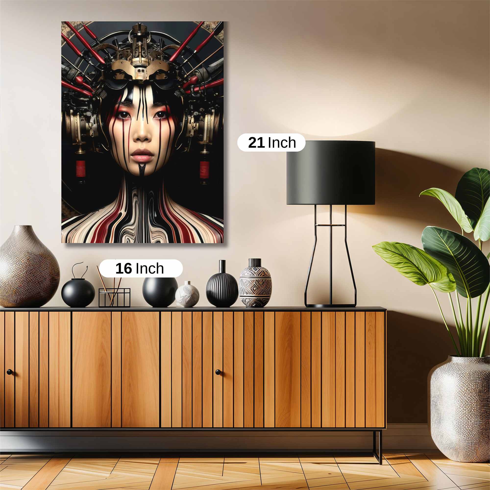 Browns Futuristic Safe Wall Magnetic / M