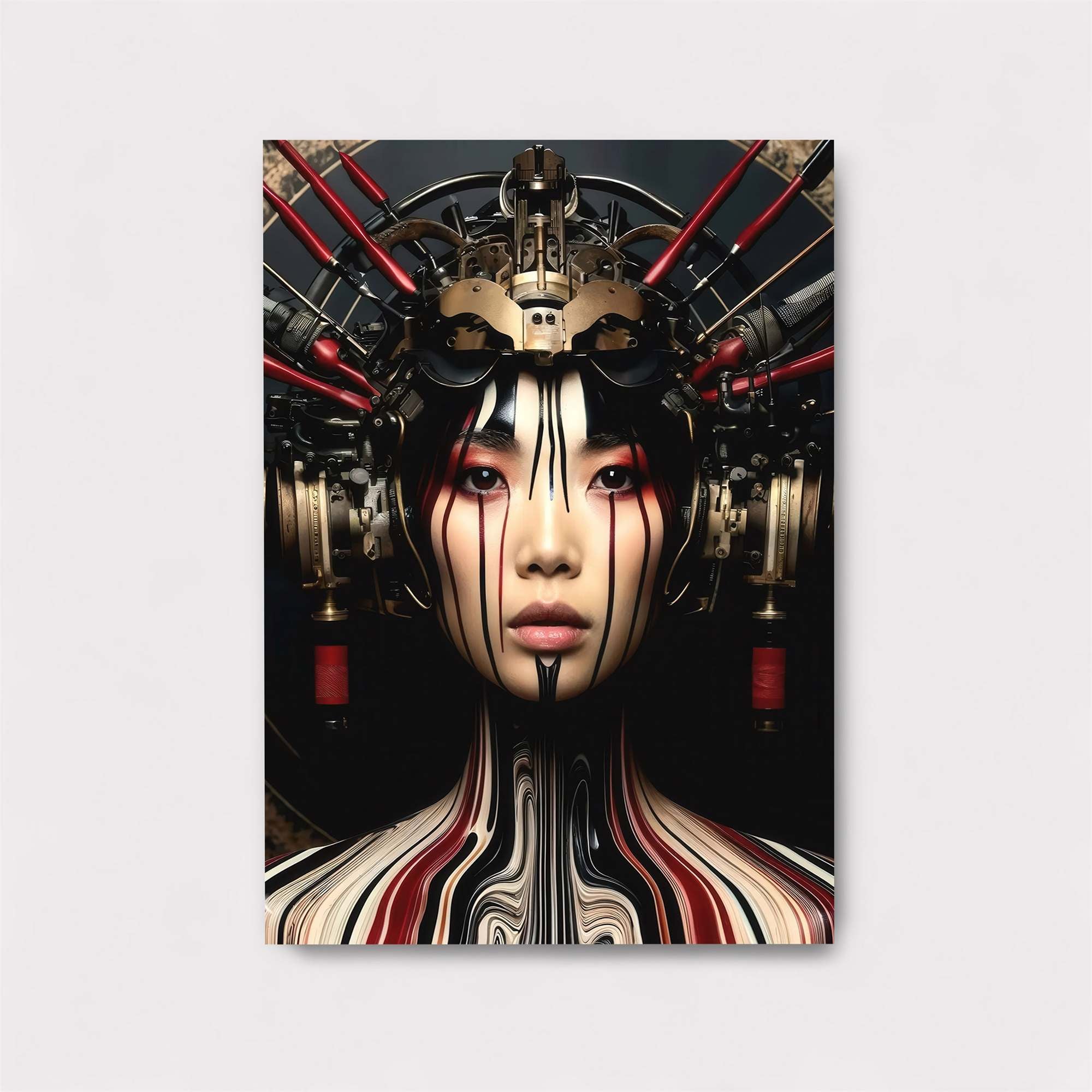 Browns Futuristic Safe Wall Magnetic / M