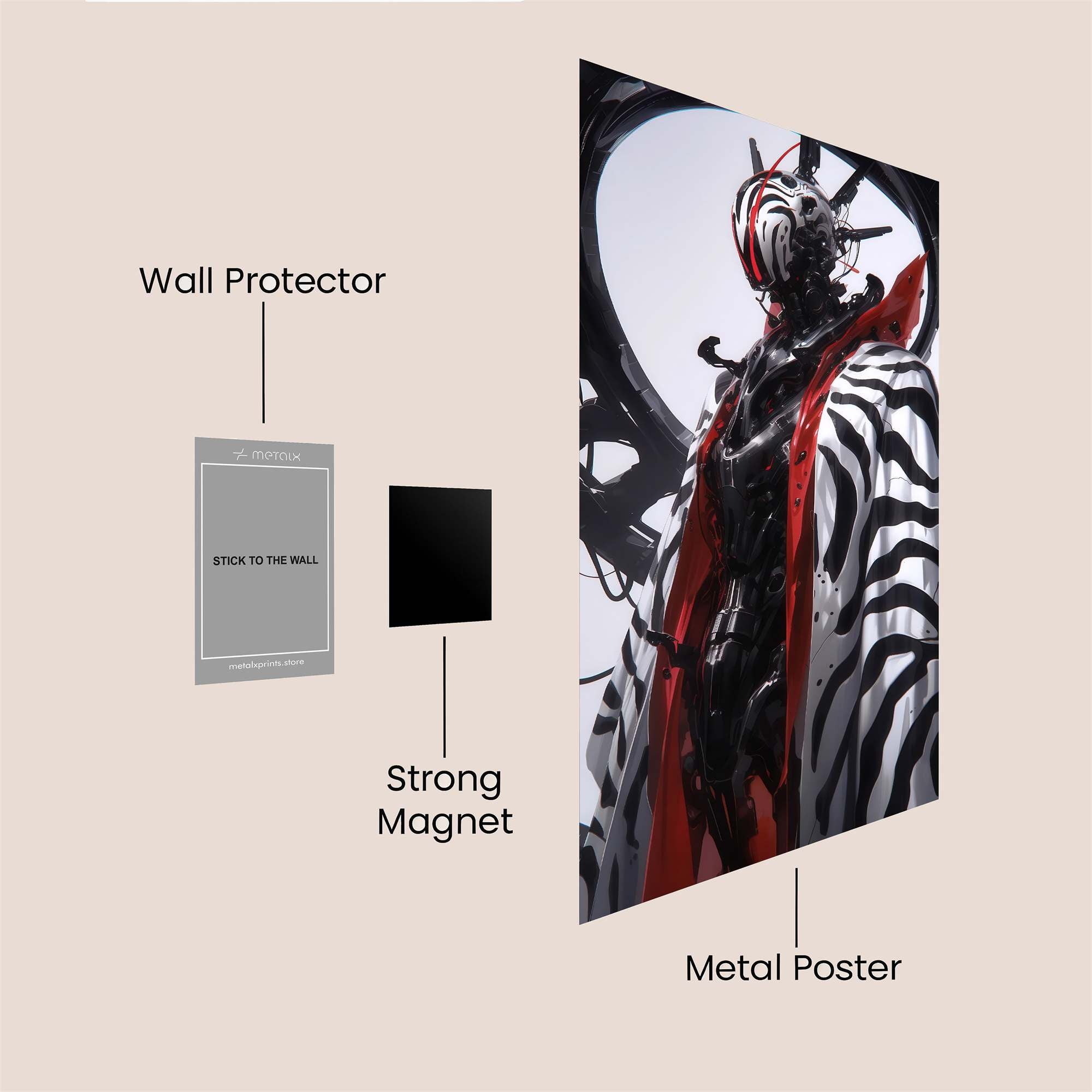 Pineapple Glow Safe Wall Magnetic / M