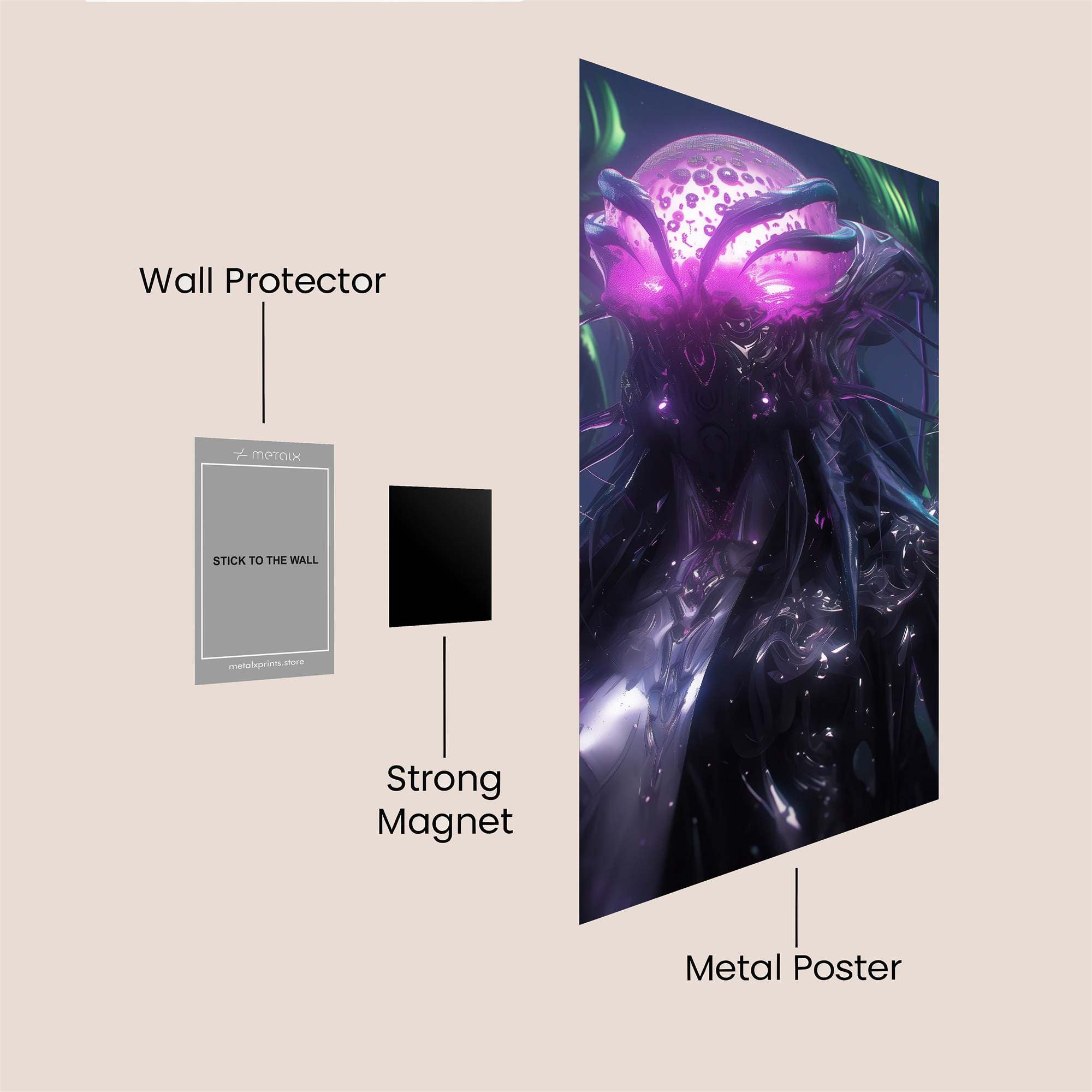 Reaper's Inferno Safe Wall Magnetic / M