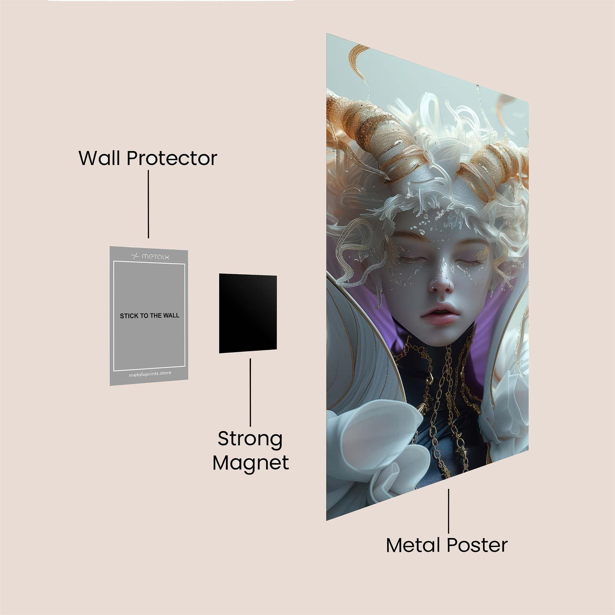 Neon Serpent Safe Wall Magnetic / M