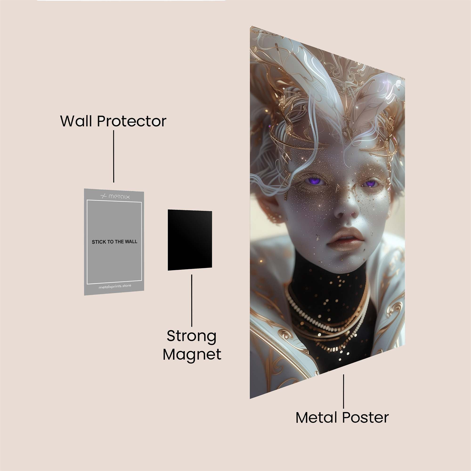 Dragonfire Gaze Safe Wall Magnetic / M