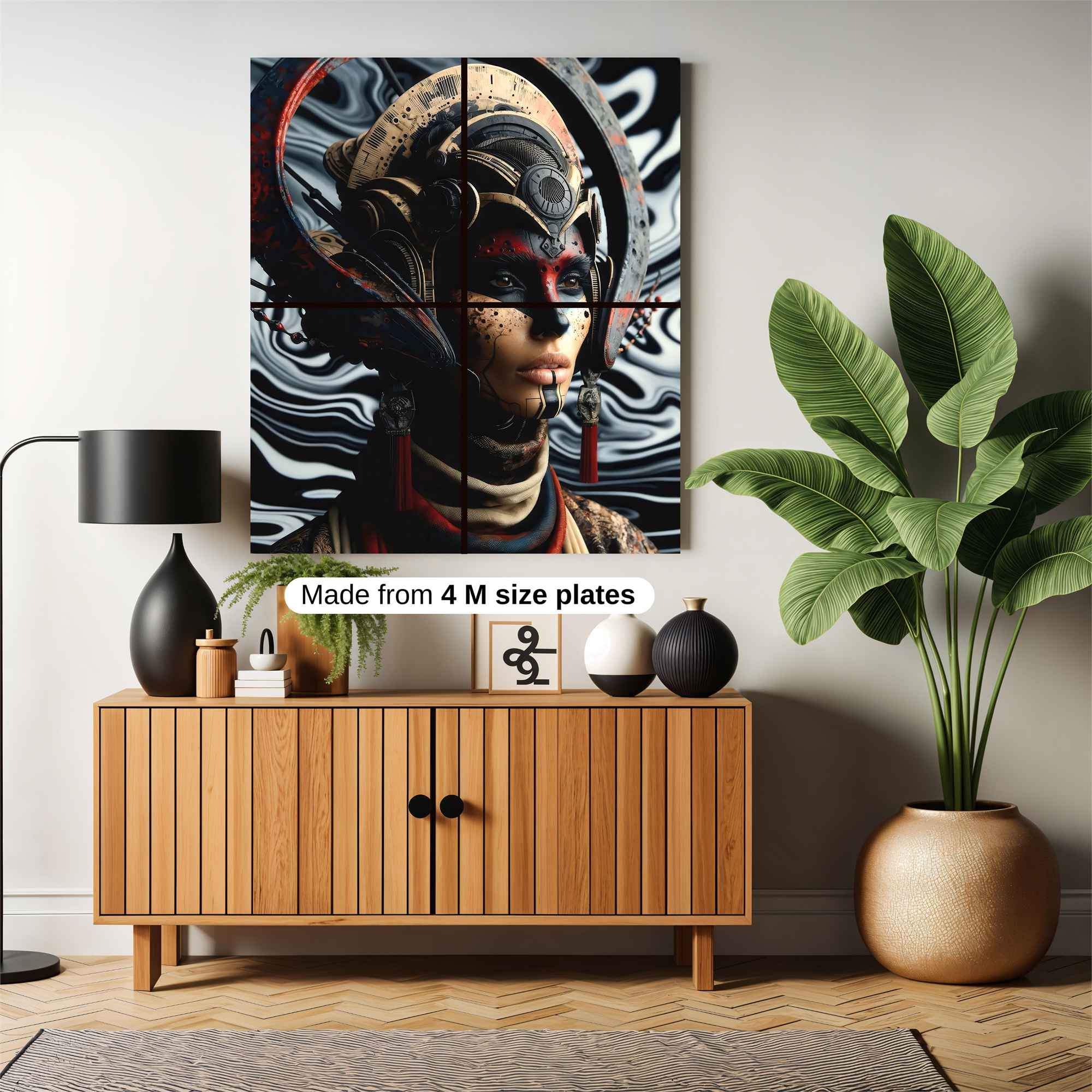 Futuristic Fusion Safe Wall Magnetic / M