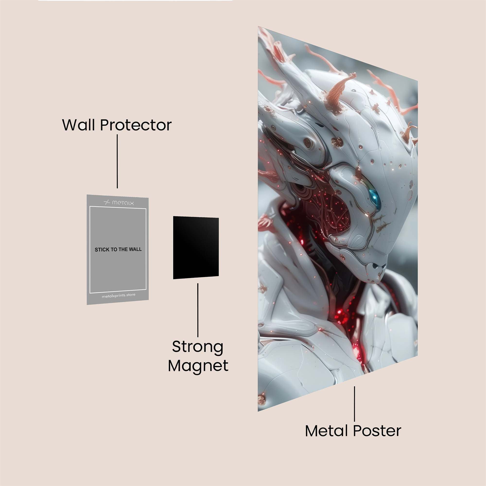 Dragon Majestic Safe Wall Magnetic / M