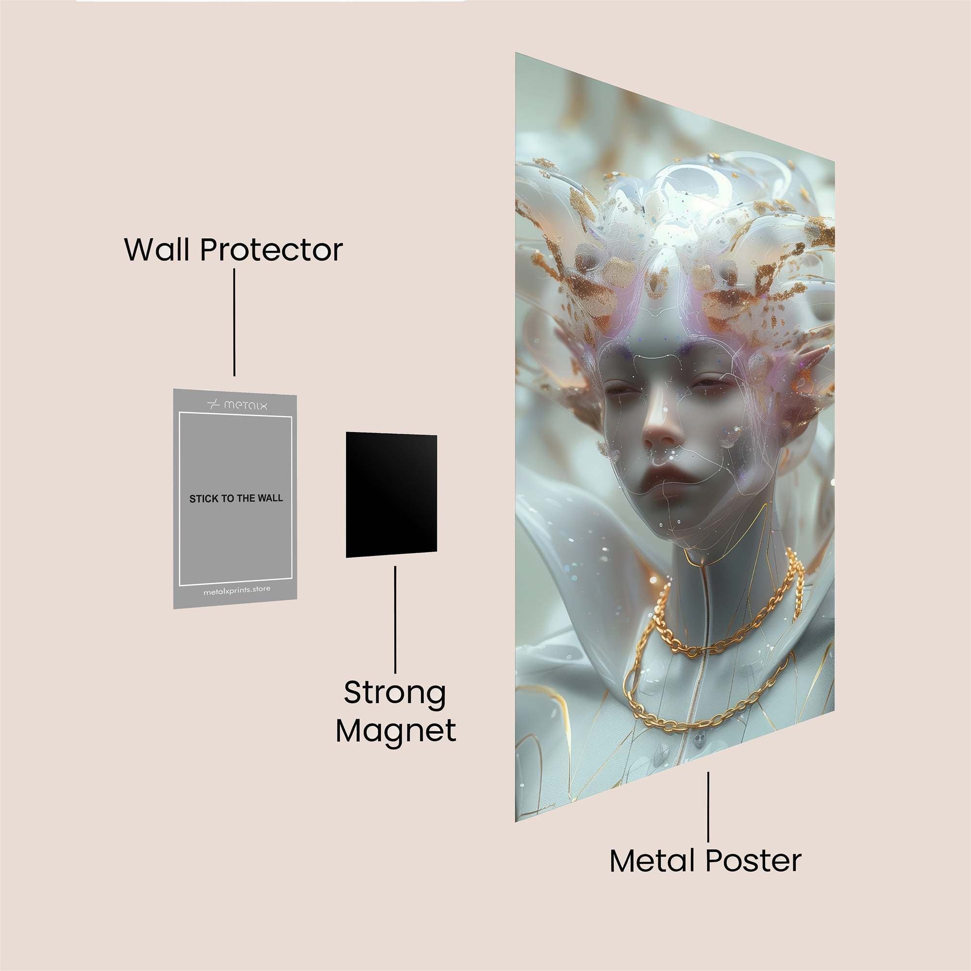 Lion Radiance Safe Wall Magnetic / M