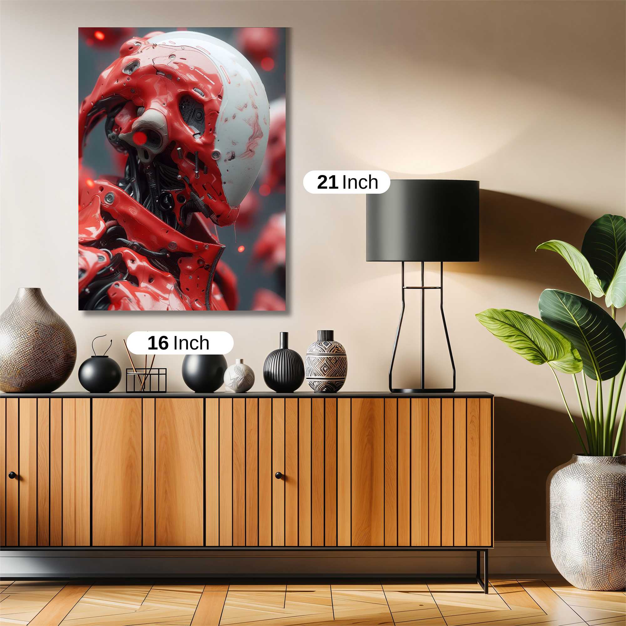 Lion Inferno Safe Wall Magnetic / M