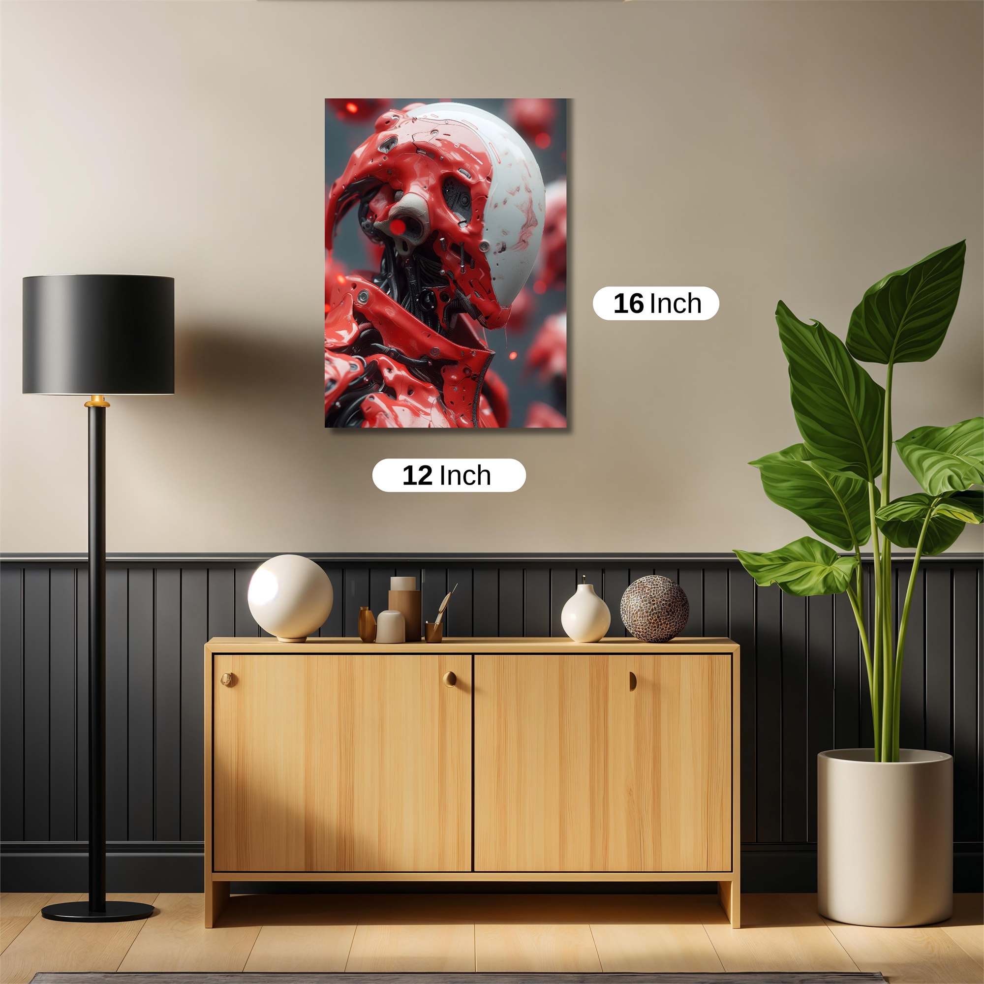 Lion Inferno Safe Wall Magnetic / M