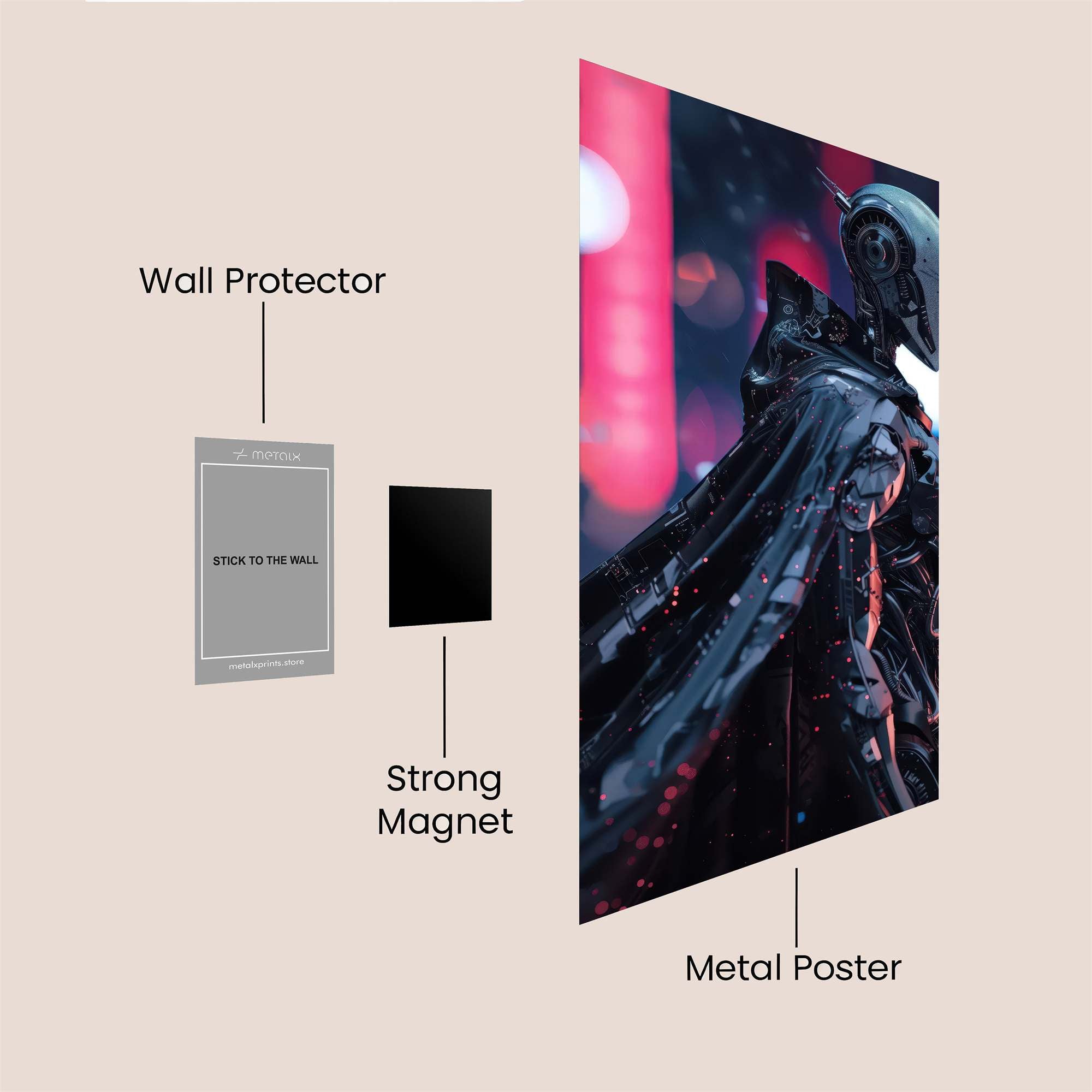 Golden Majesty Safe Wall Magnetic / M