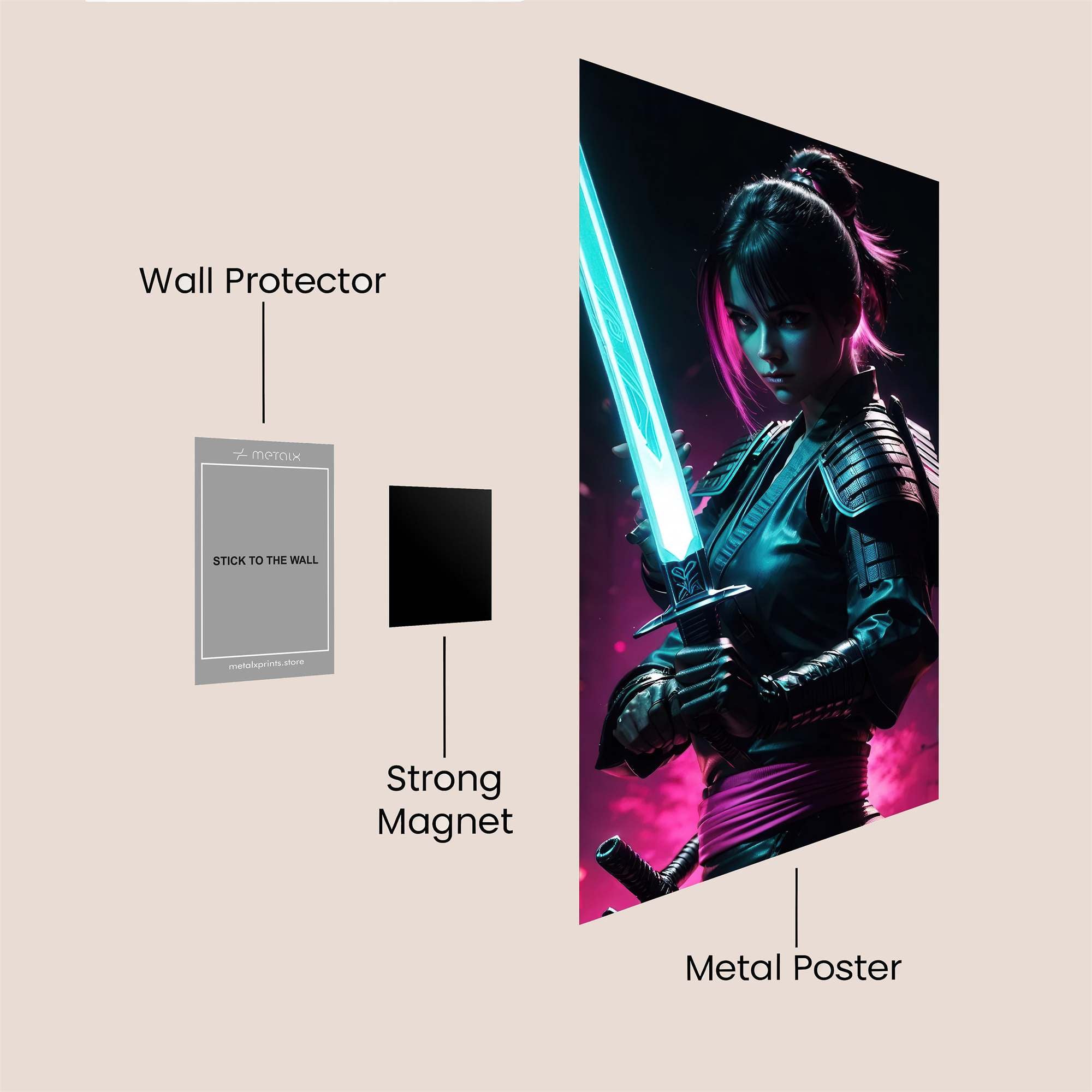 Lion Serenity Safe Wall Magnetic / M