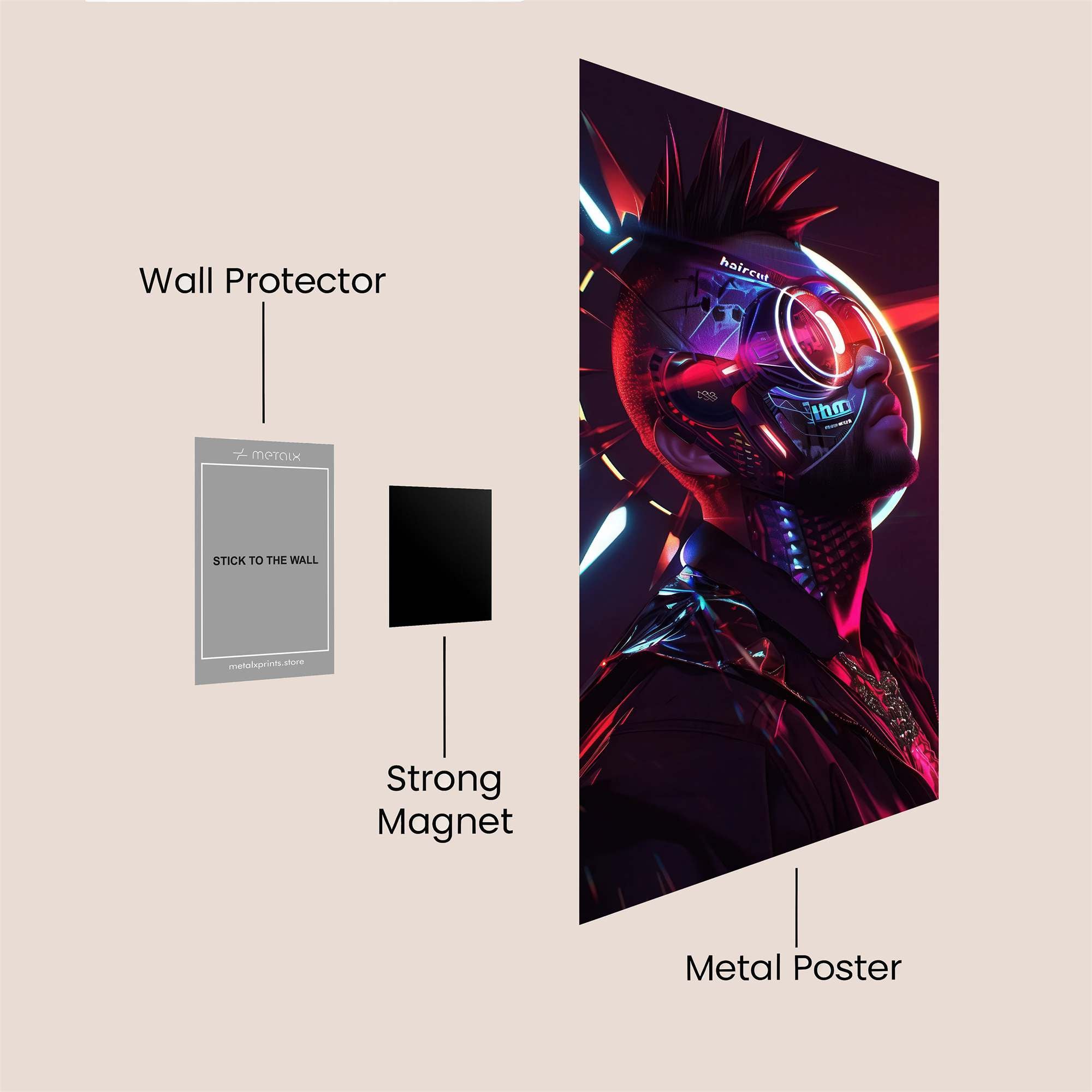 Lion Majestic Safe Wall Magnetic / M