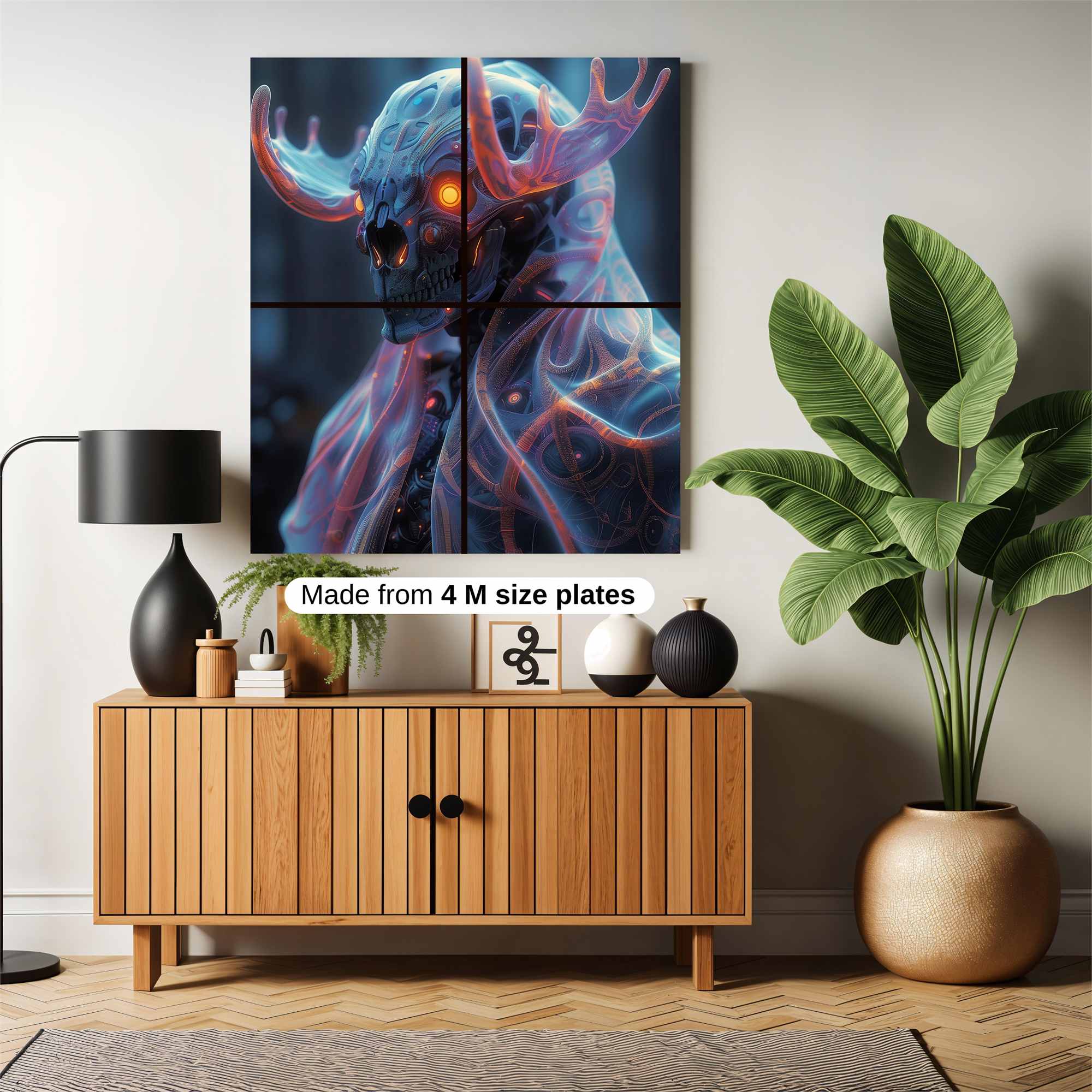 Skull Serenity Safe Wall Magnetic / M