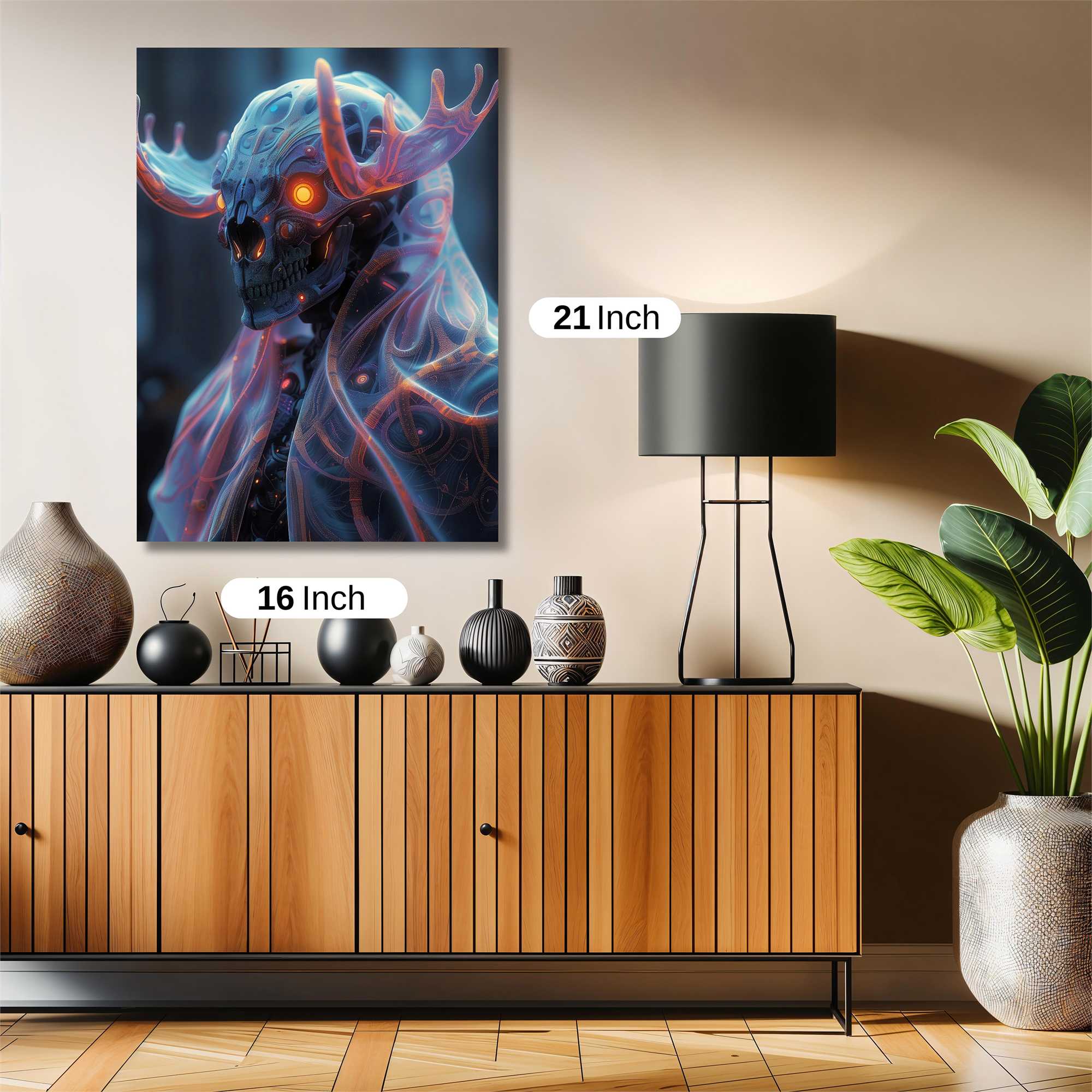 Skull Serenity Safe Wall Magnetic / M