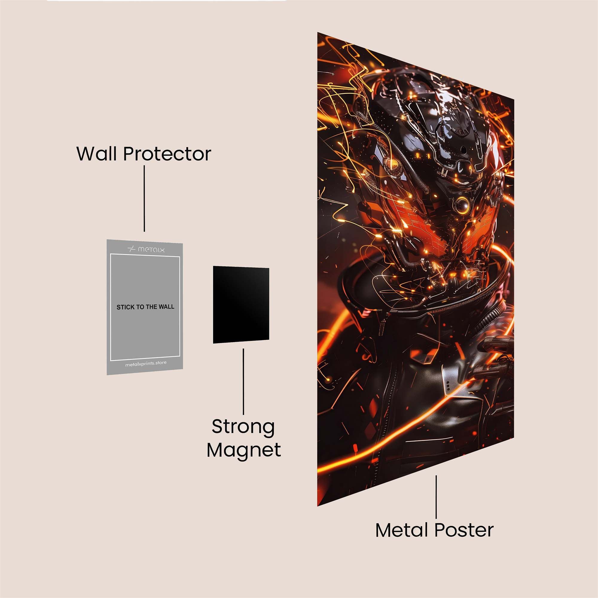 Cobra Radiance Safe Wall Magnetic / M