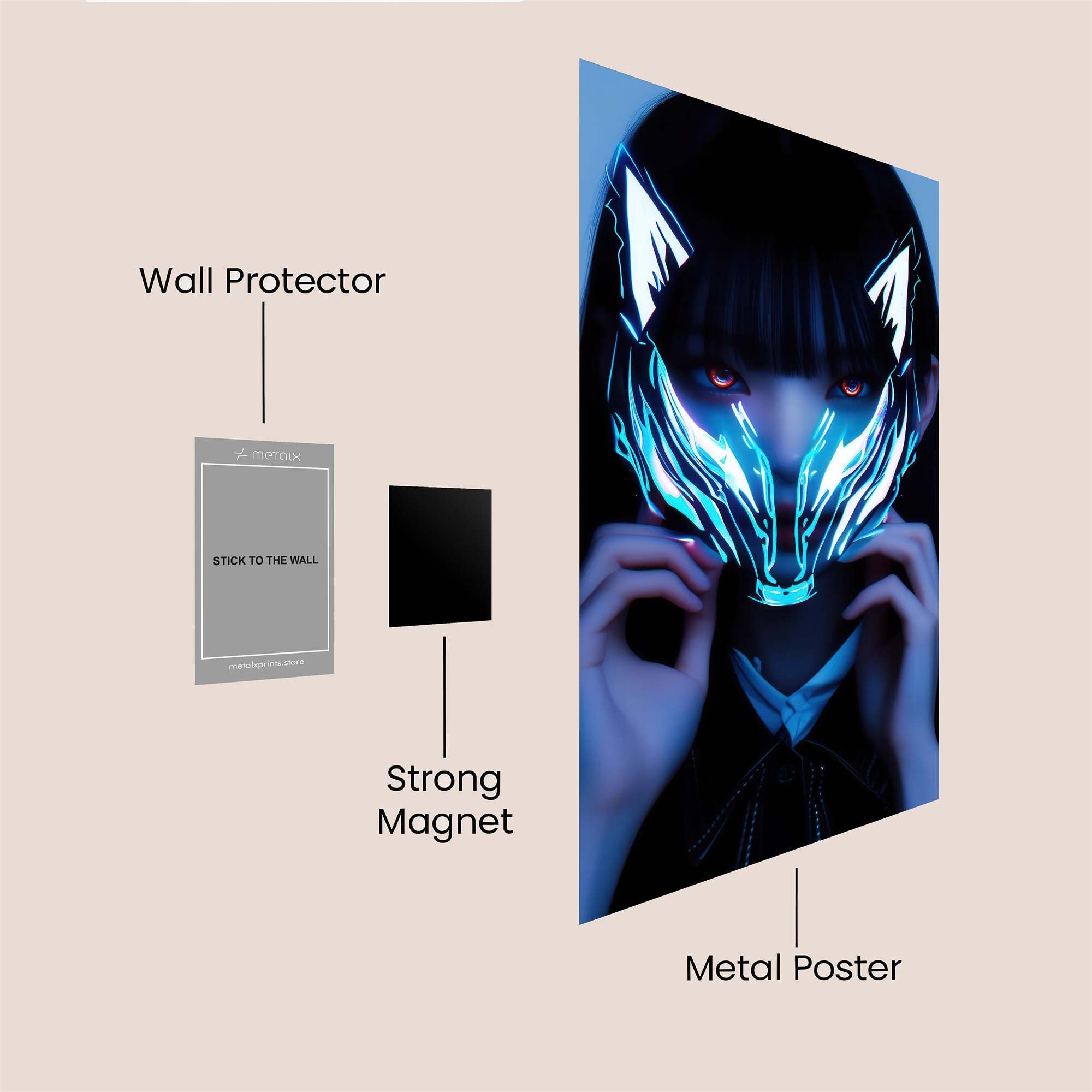 Leopard Radiance Safe Wall Magnetic / M