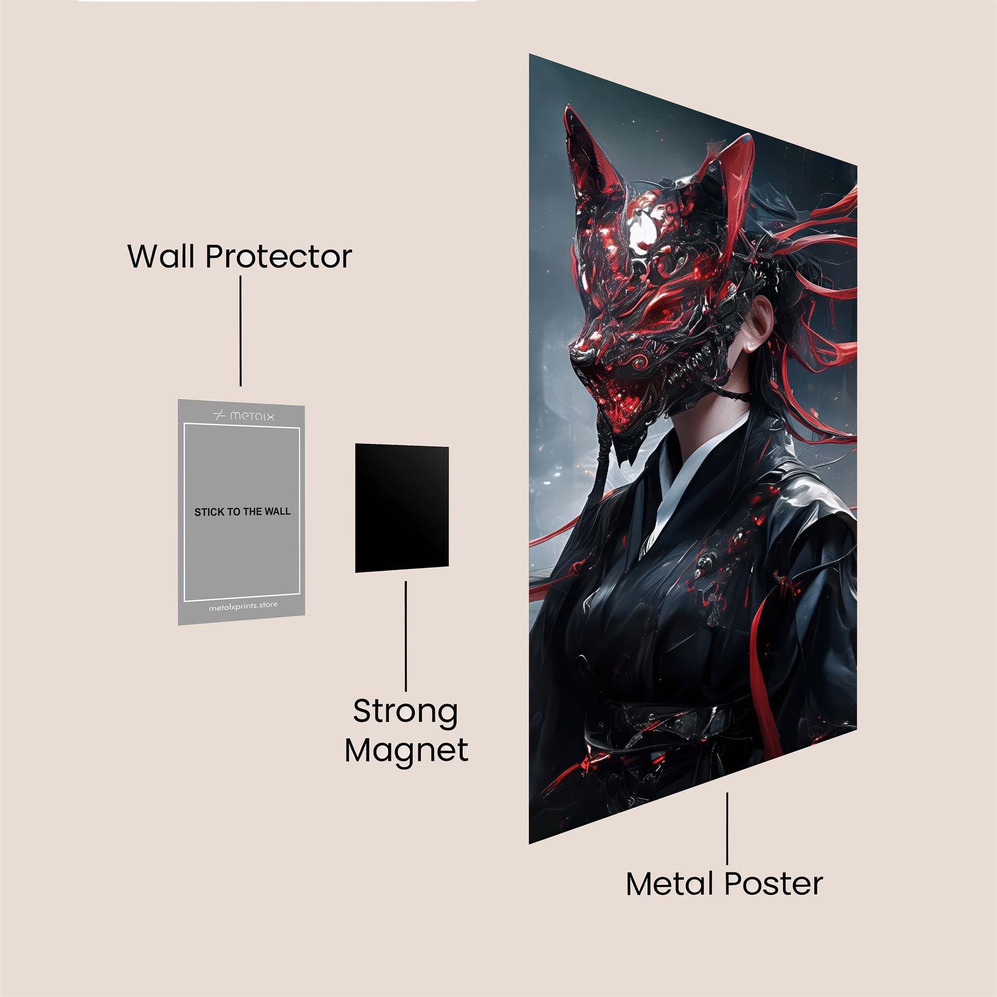 Neon Racer Safe Wall Magnetic / M