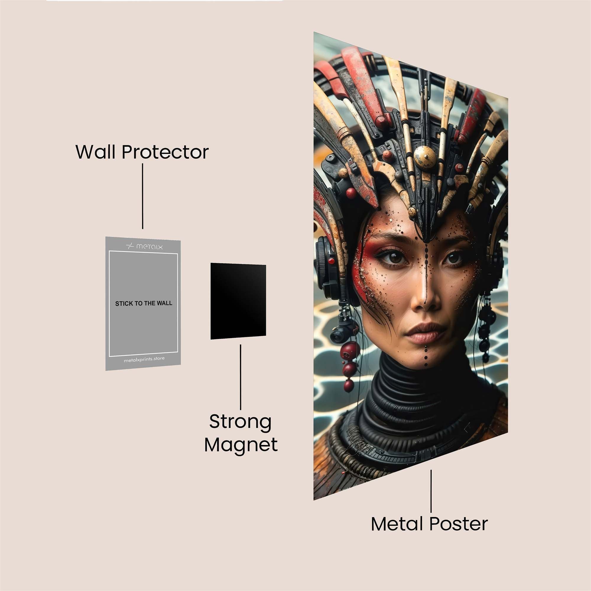 Grim Timekeeper Safe Wall Magnetic / M