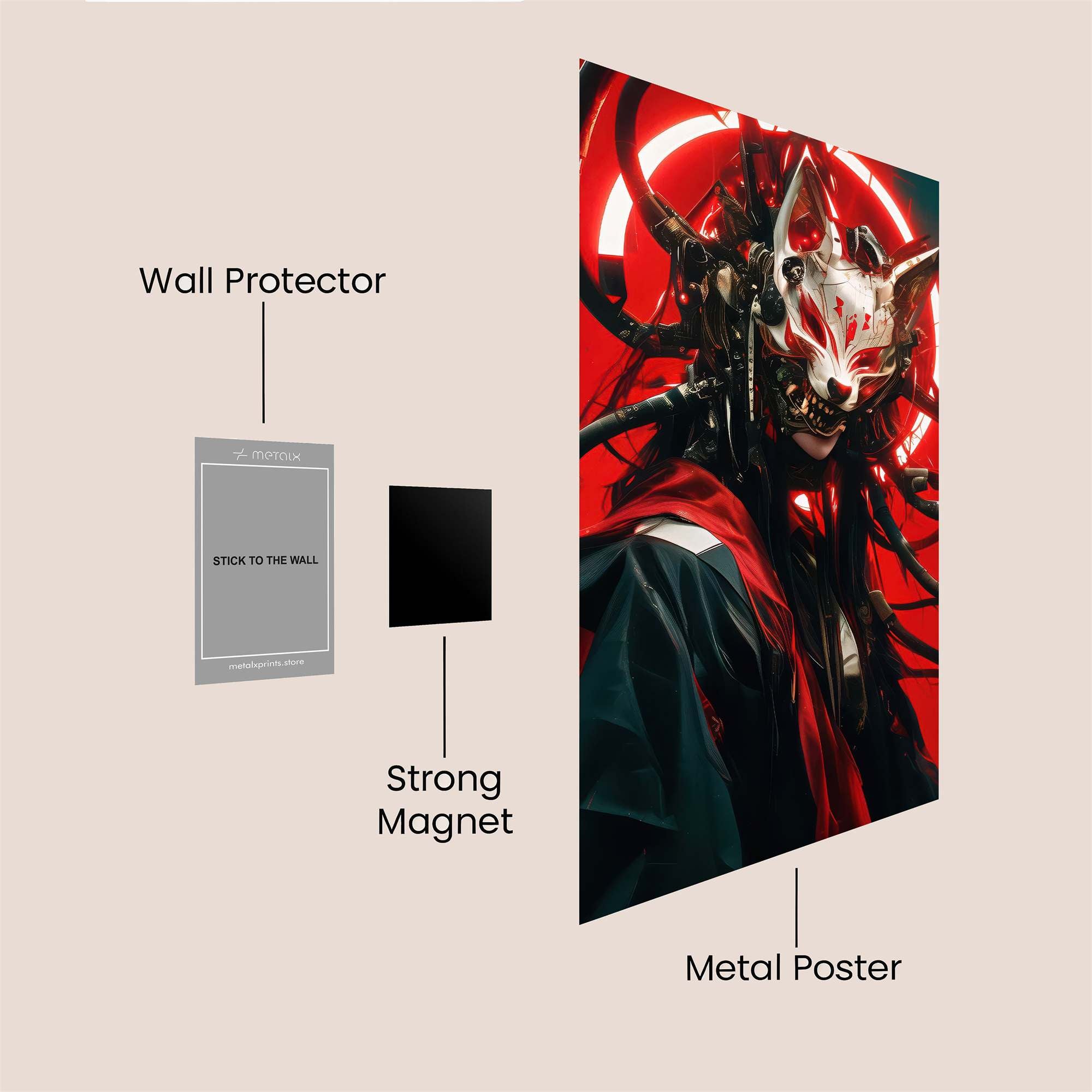 Arcane Heart Safe Wall Magnetic / M