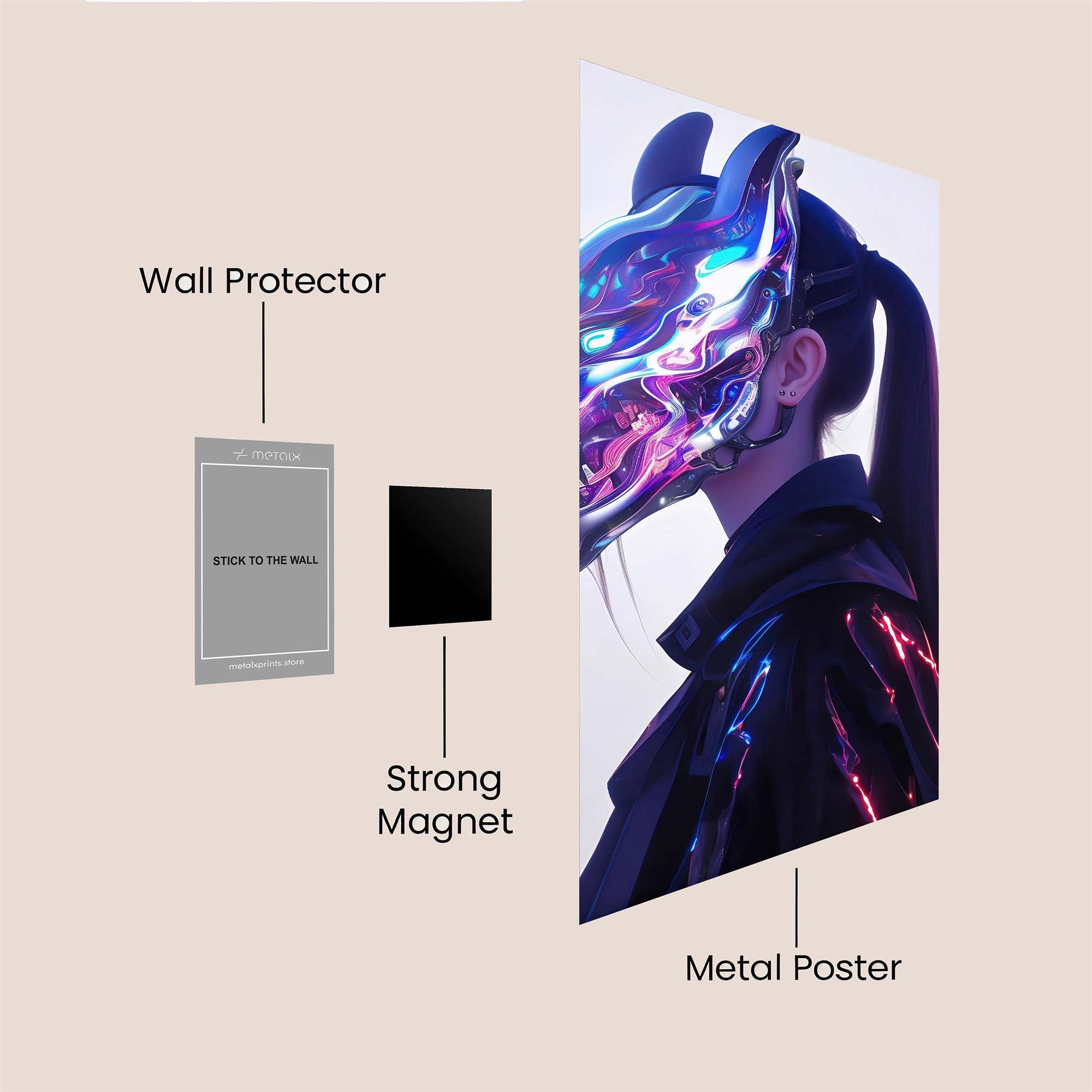Cyber Serpent Safe Wall Magnetic / M