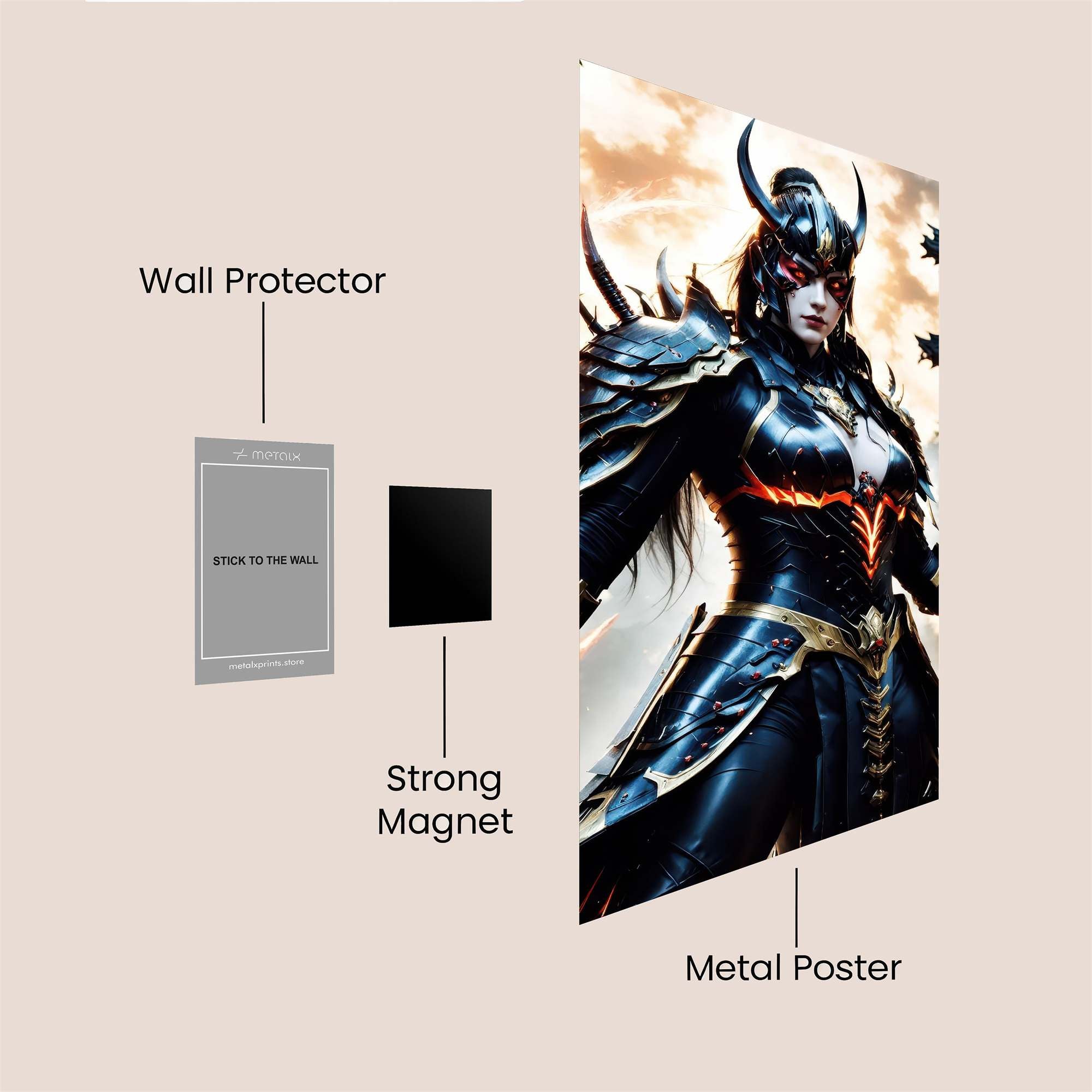 Neon Serpent Safe Wall Magnetic / M