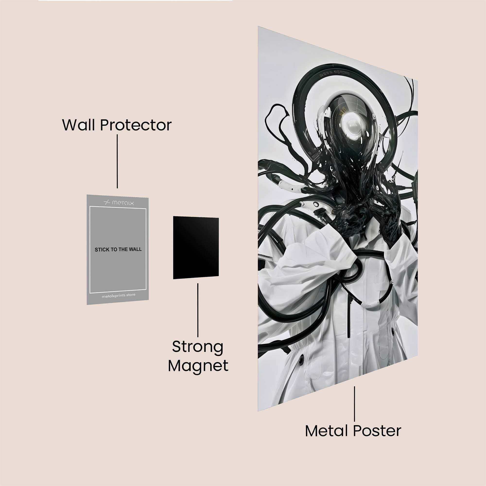 Rattlesnake Twilight Safe Wall Magnetic / M