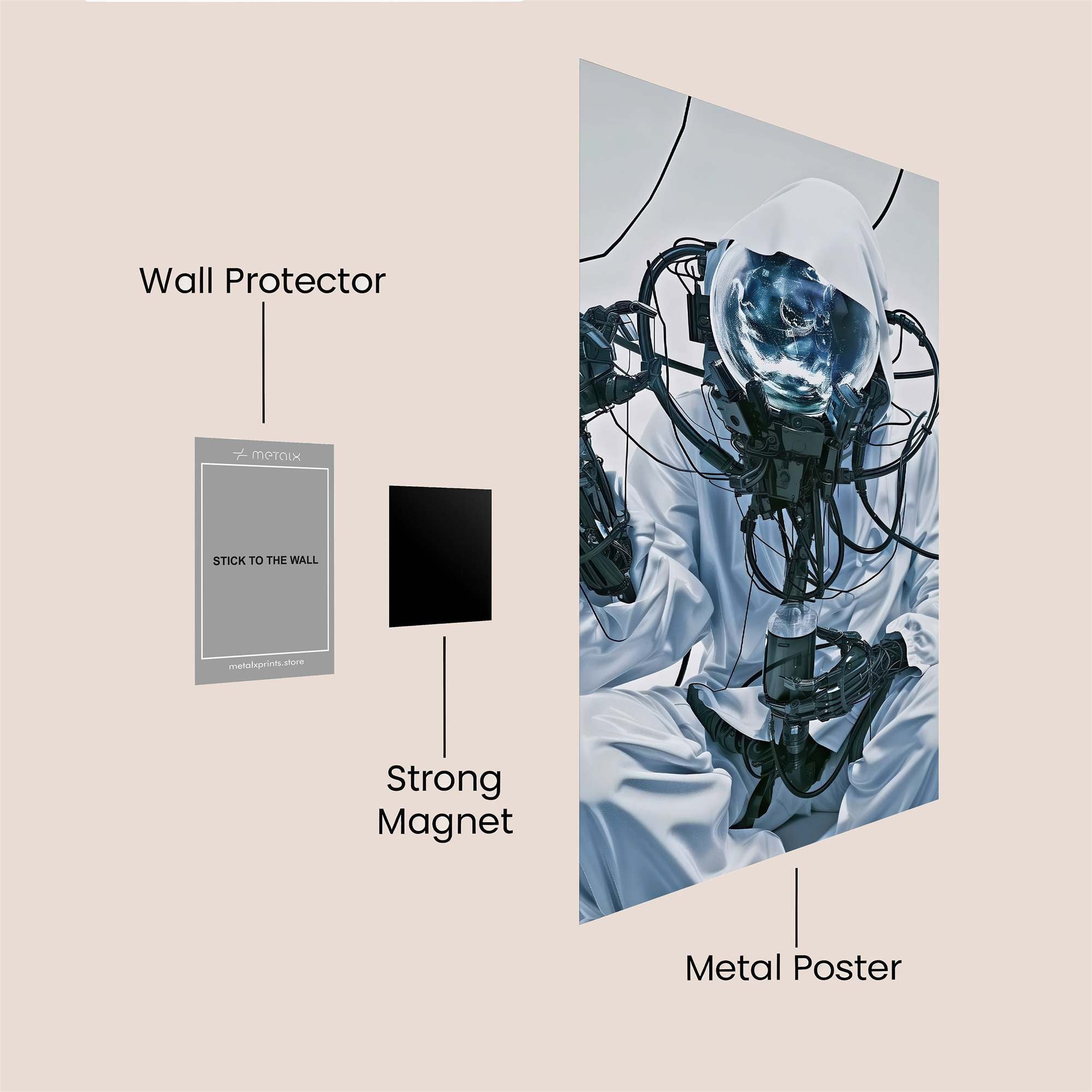 Phoenix Rapture Safe Wall Magnetic / M