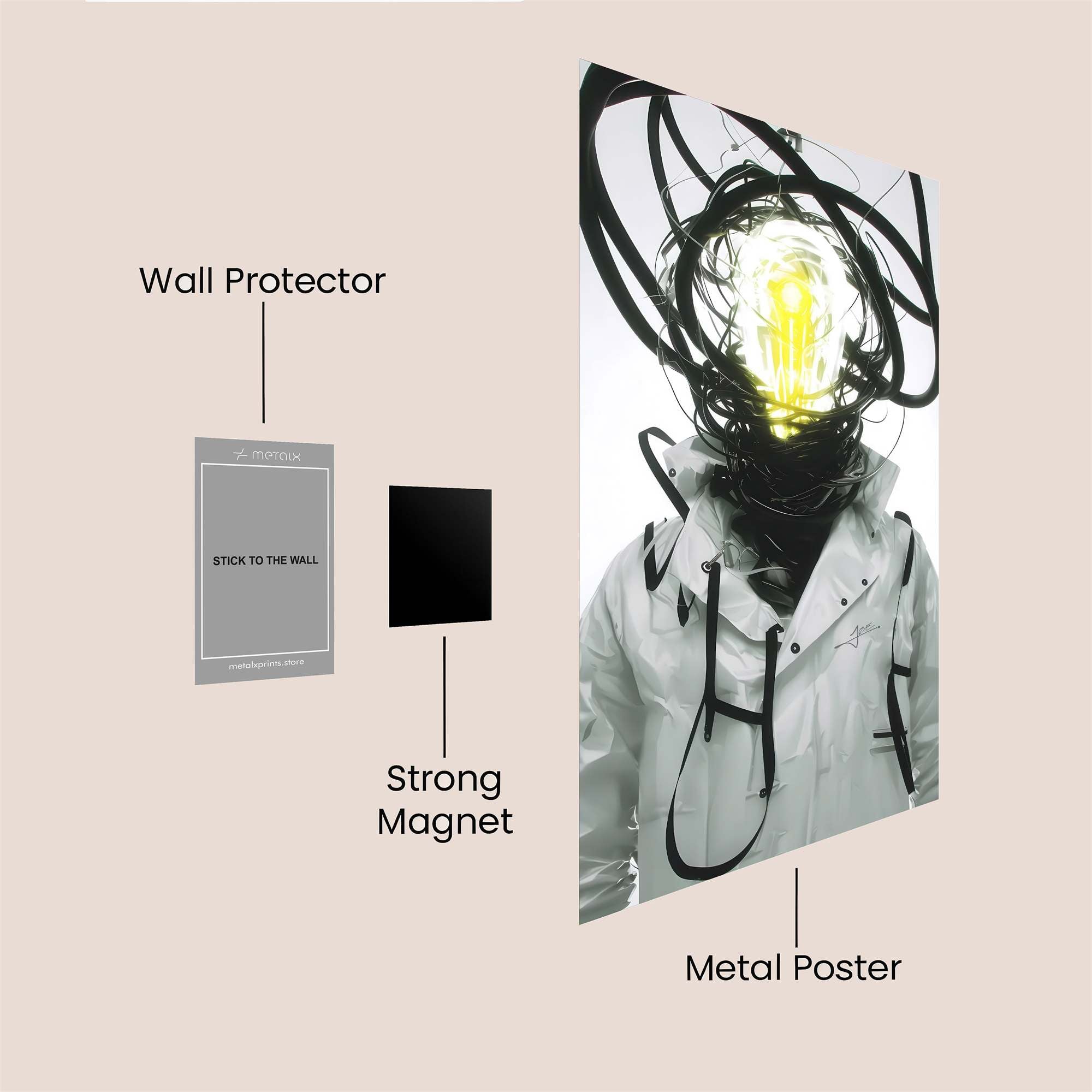 Vader Enigma Safe Wall Magnetic / M