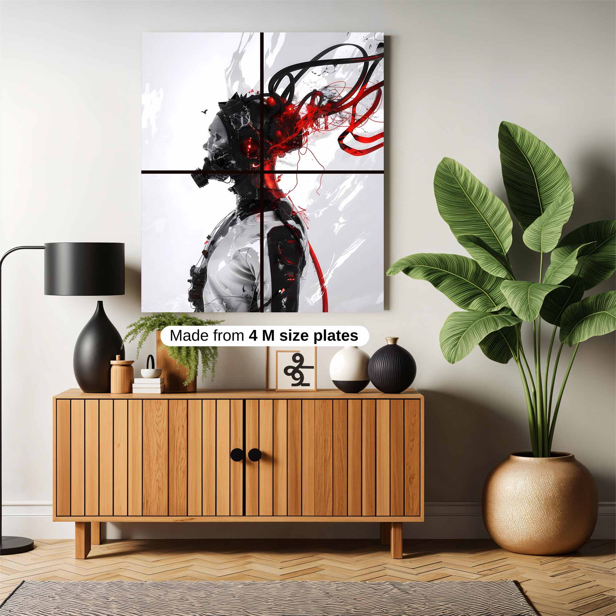 Serpentine Elegance Safe Wall Magnetic / M