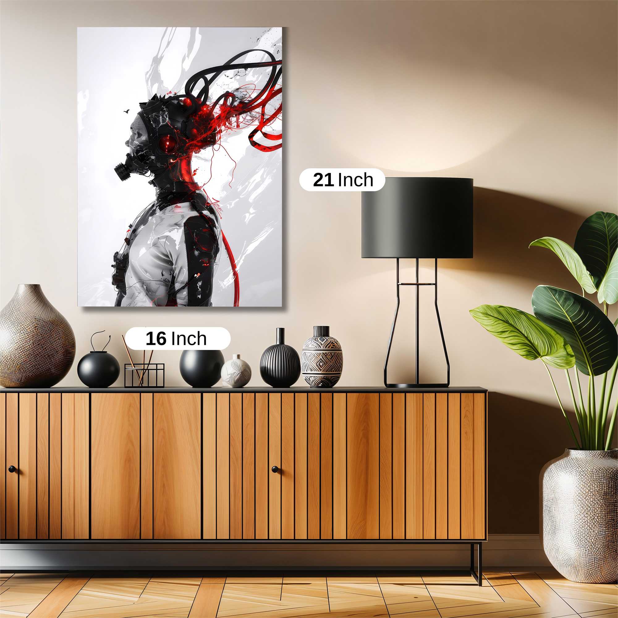 Serpentine Elegance Safe Wall Magnetic / M