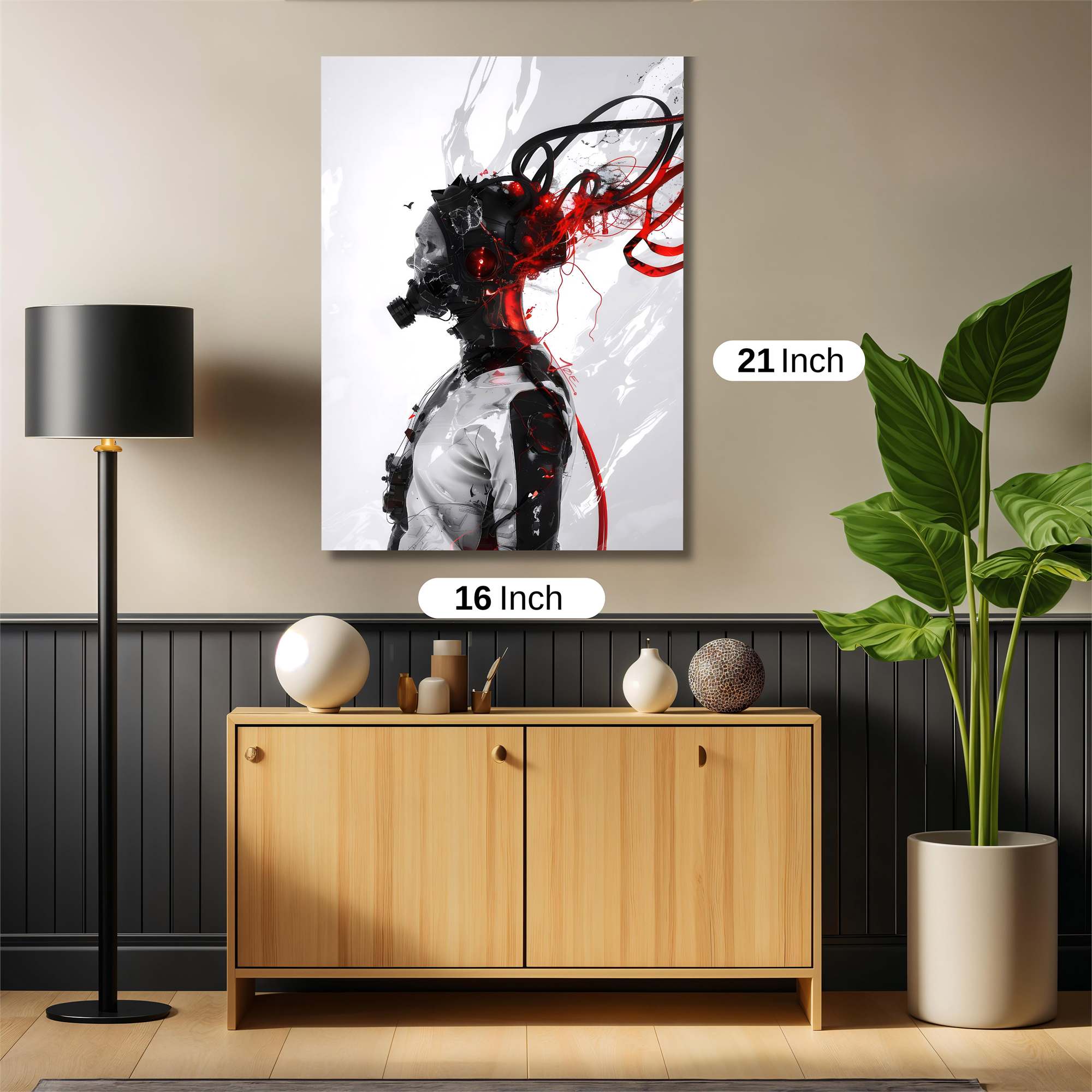 Serpentine Elegance Safe Wall Magnetic / M