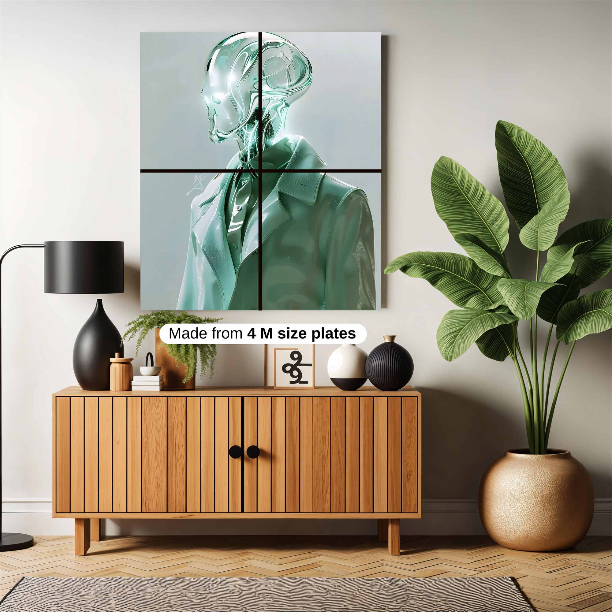 Cyber Serenity Safe Wall Magnetic / M