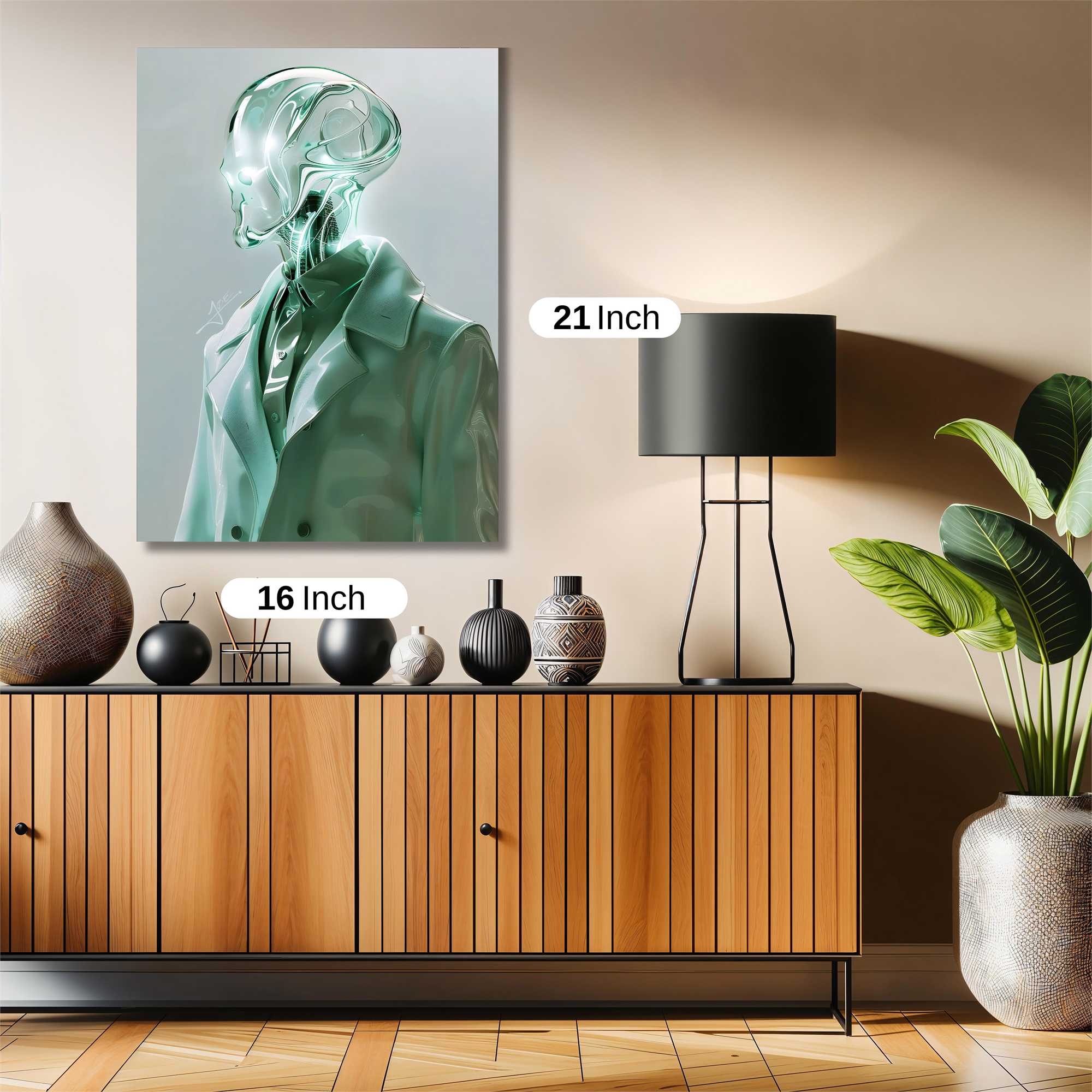 Cyber Serenity Safe Wall Magnetic / M