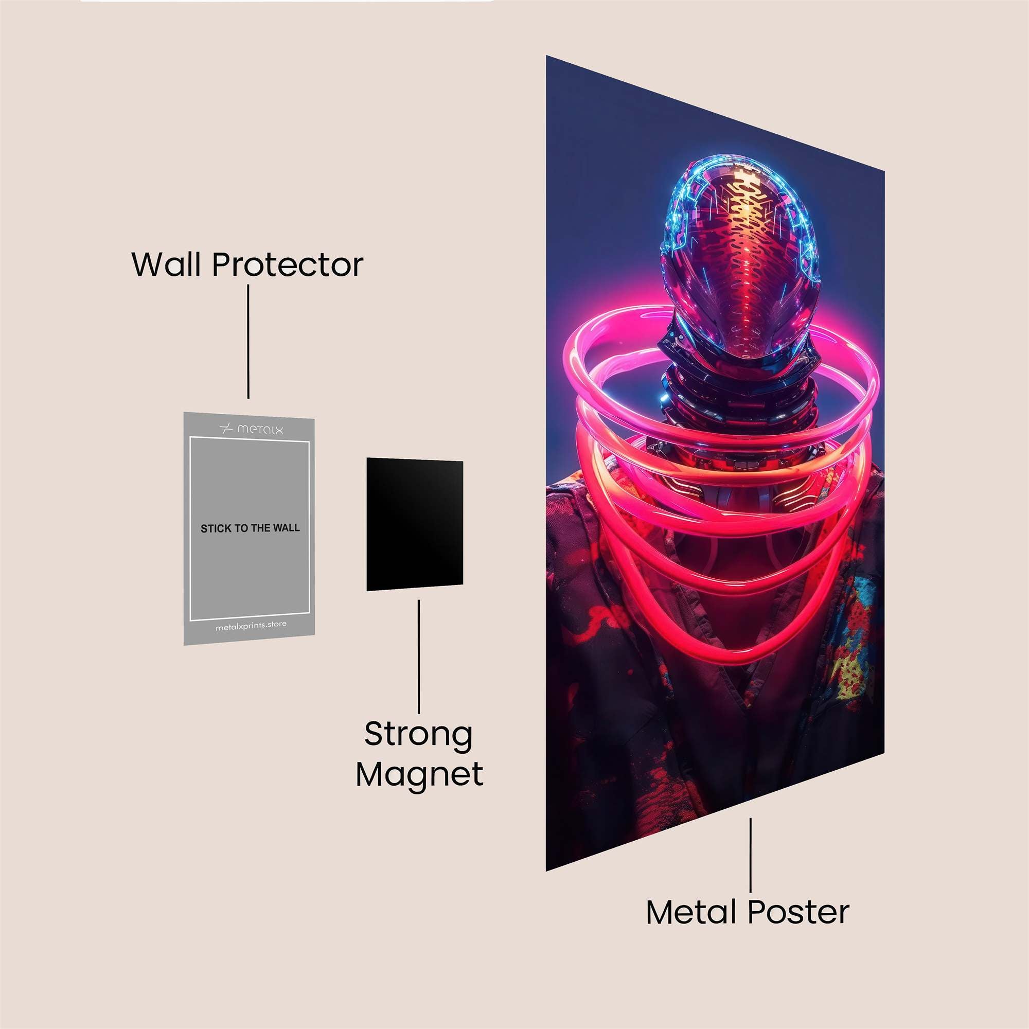 Vader Intense Safe Wall Magnetic / M
