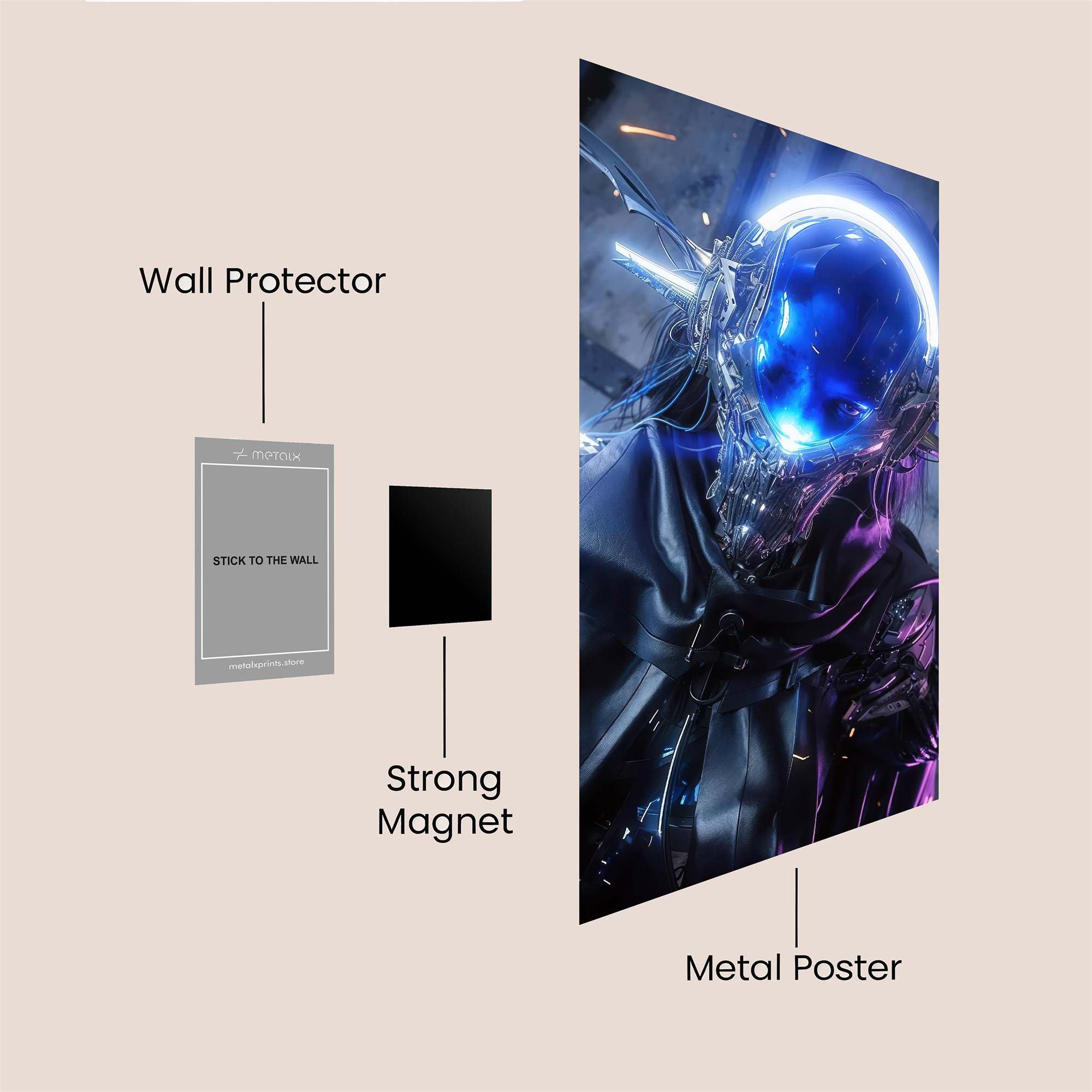 Sphere Enigma Safe Wall Magnetic / M