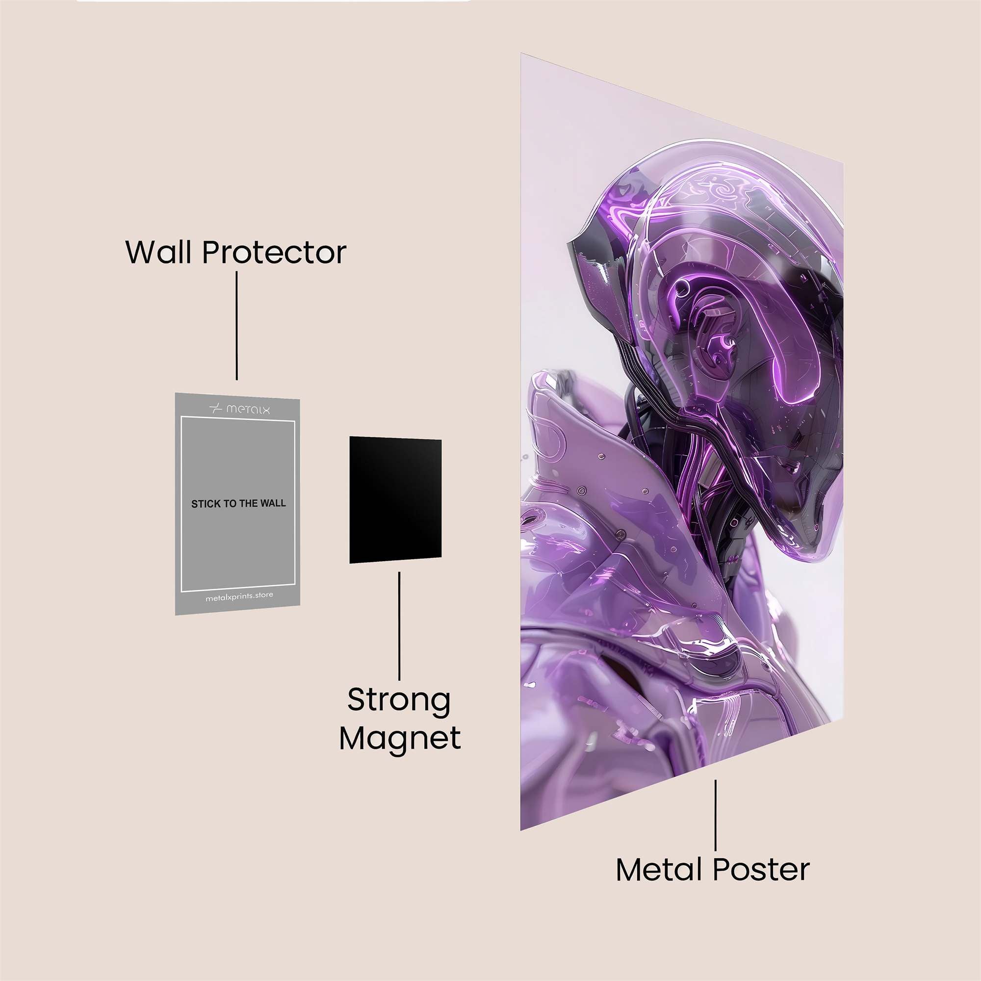 Vader Regal Safe Wall Magnetic / M