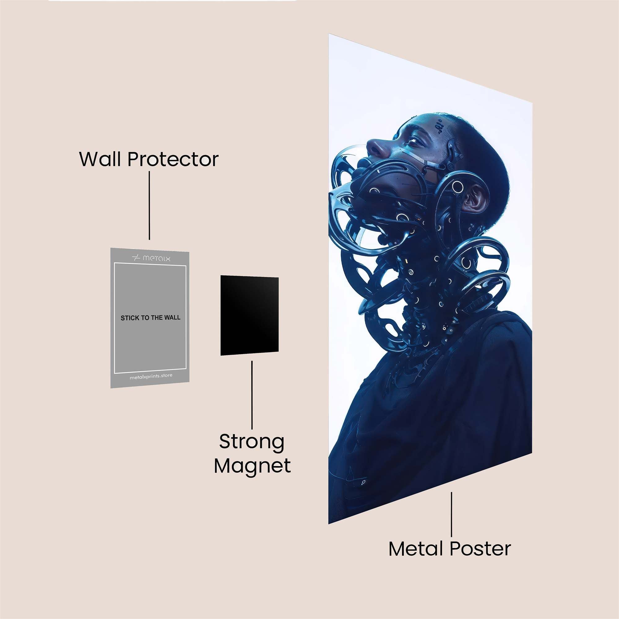 Vader Intense Safe Wall Magnetic / M