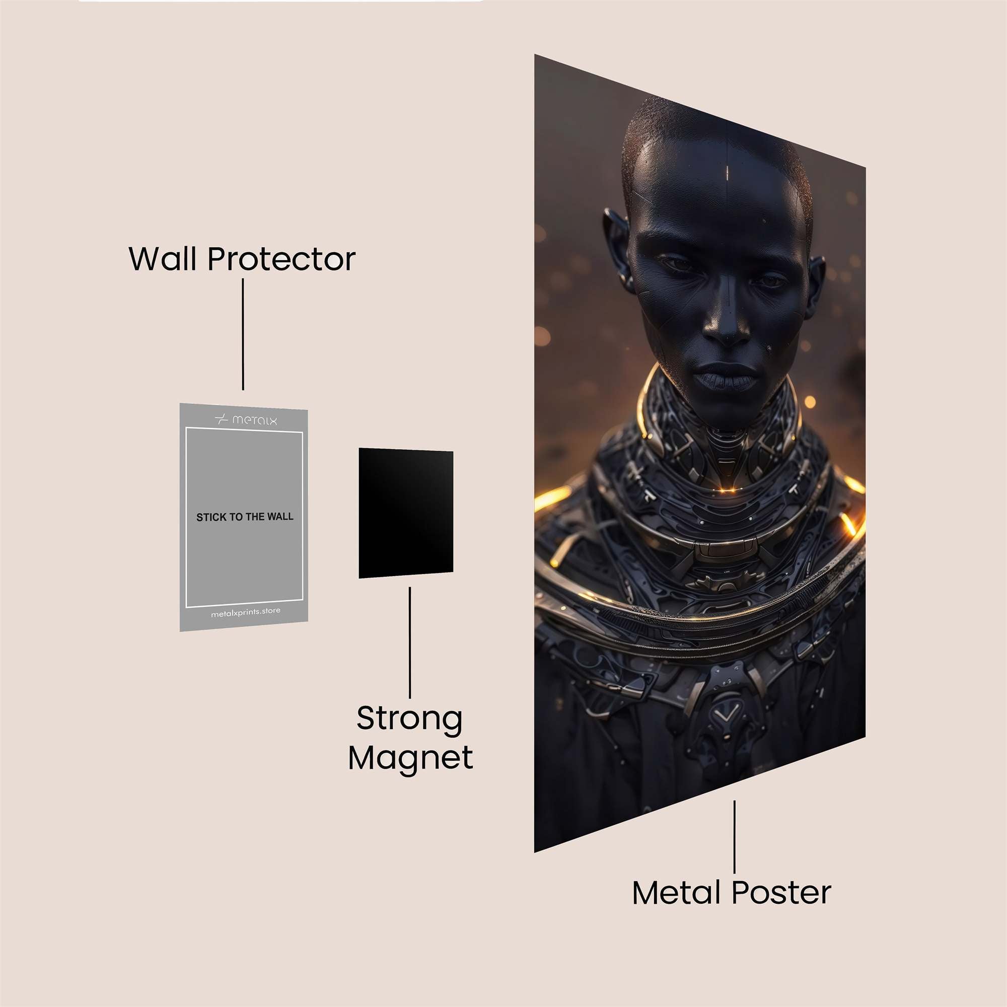 Vader Inferno Safe Wall Magnetic / M