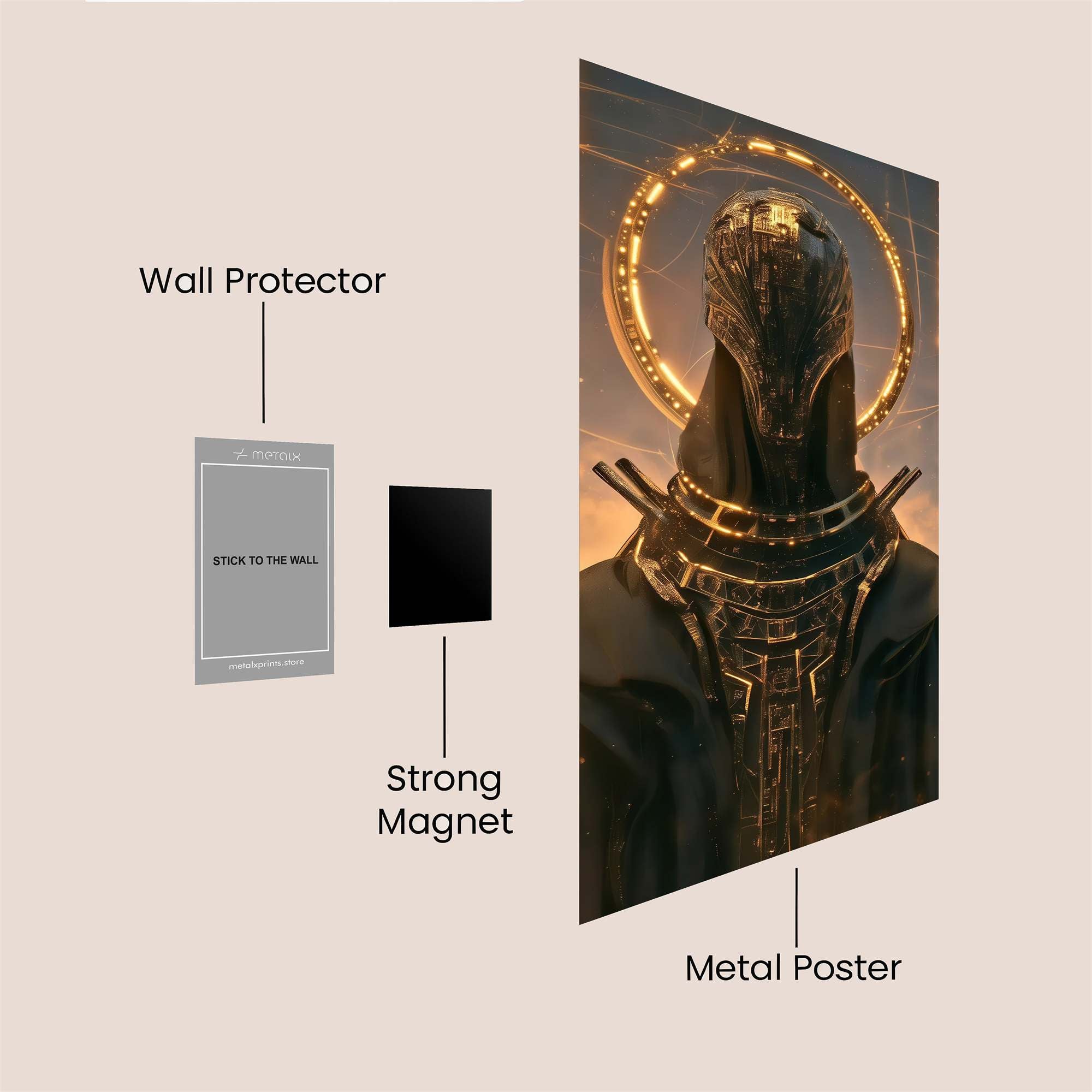 Owl Enigma Safe Wall Magnetic / M