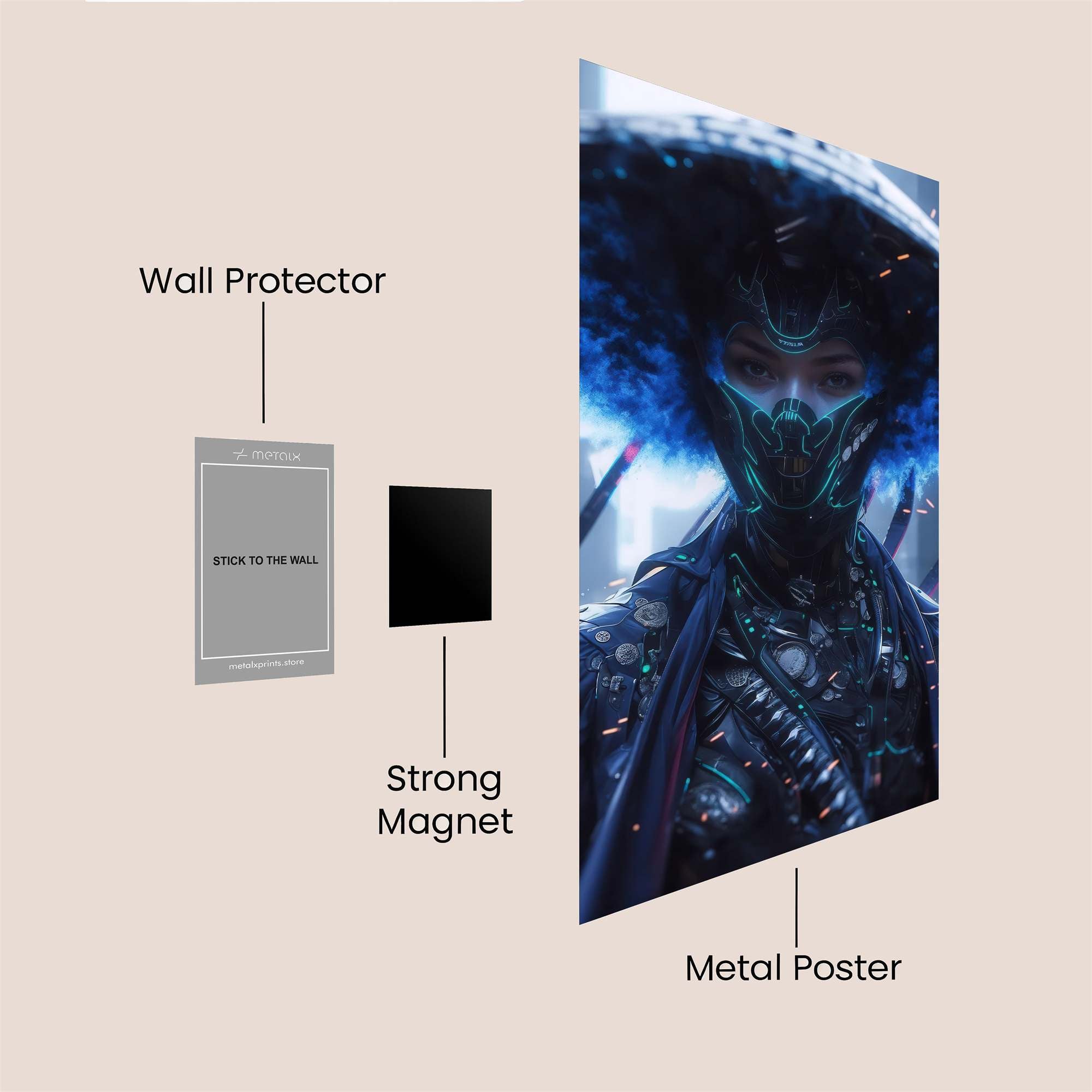 Rose Enigma Safe Wall Magnetic / M