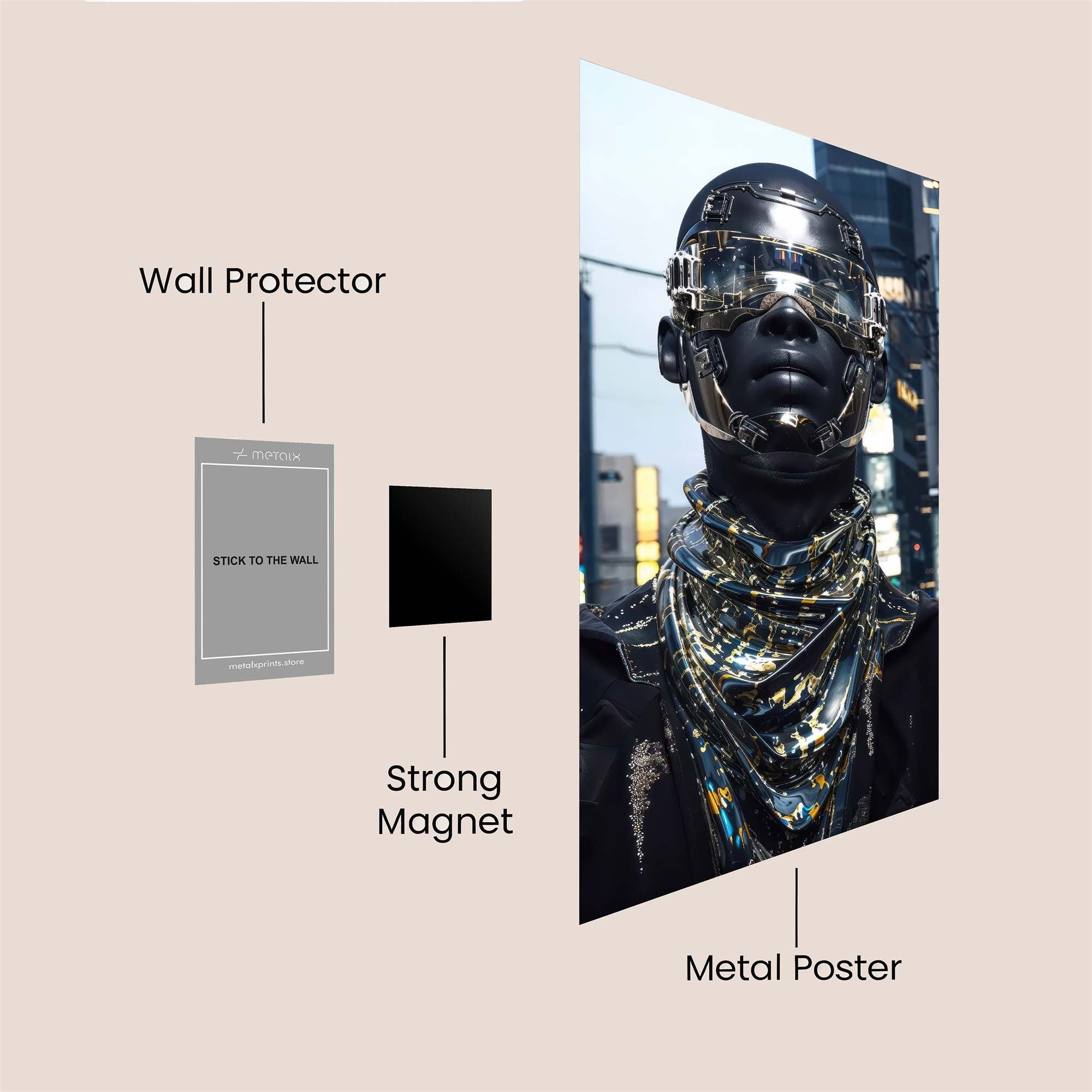 Spider Radiant Safe Wall Magnetic / M