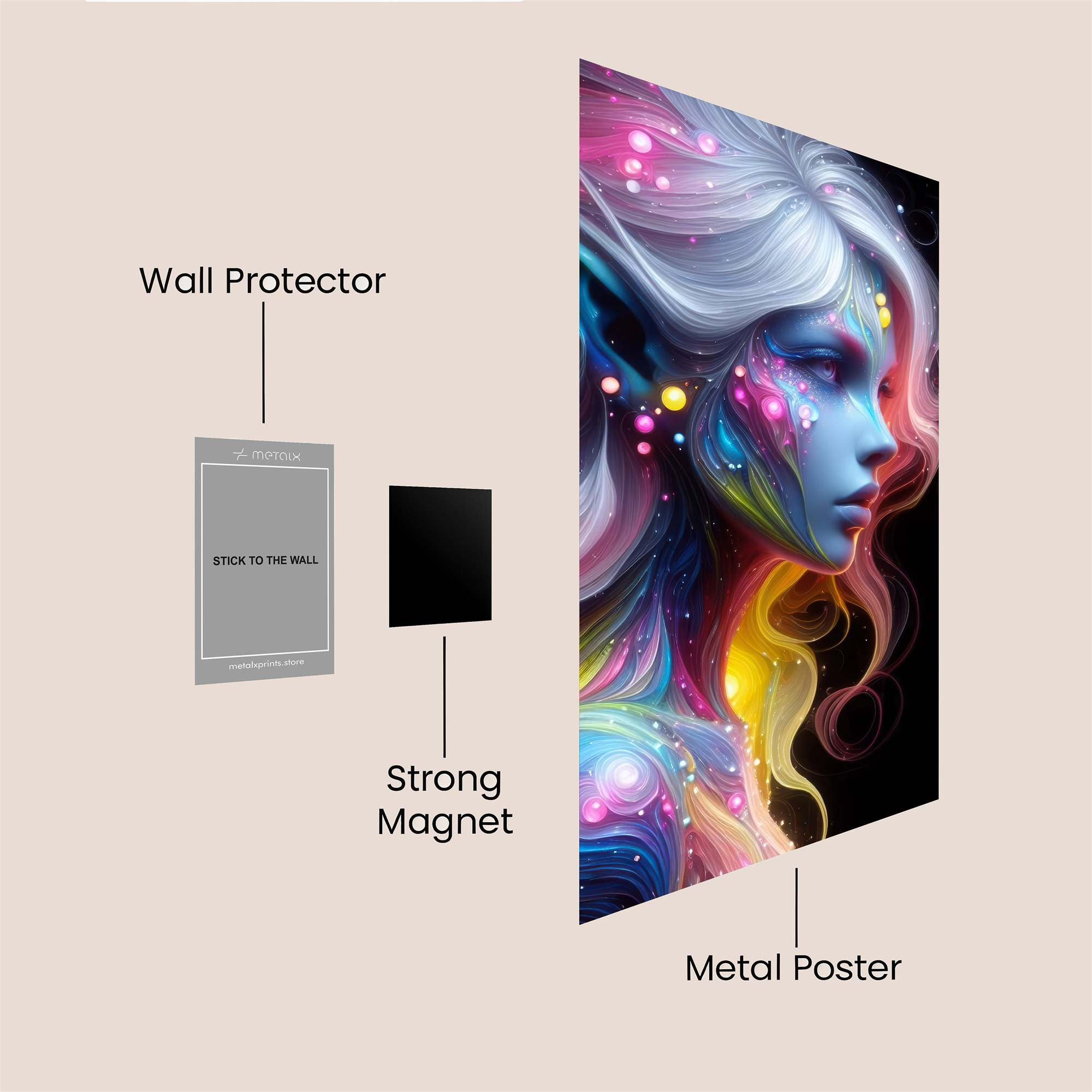 Spider Radiant Safe Wall Magnetic / M