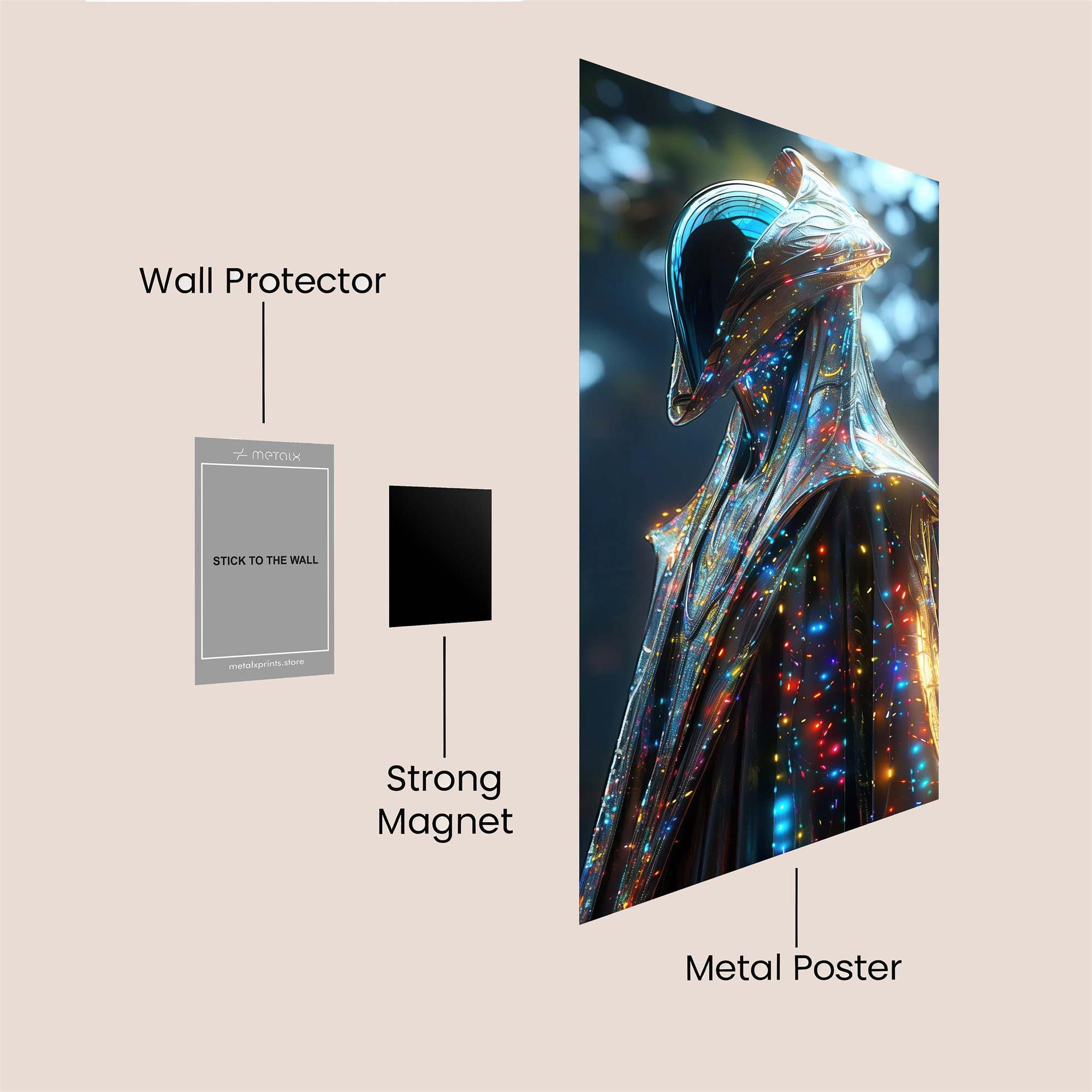 Rose Enigma Safe Wall Magnetic / M