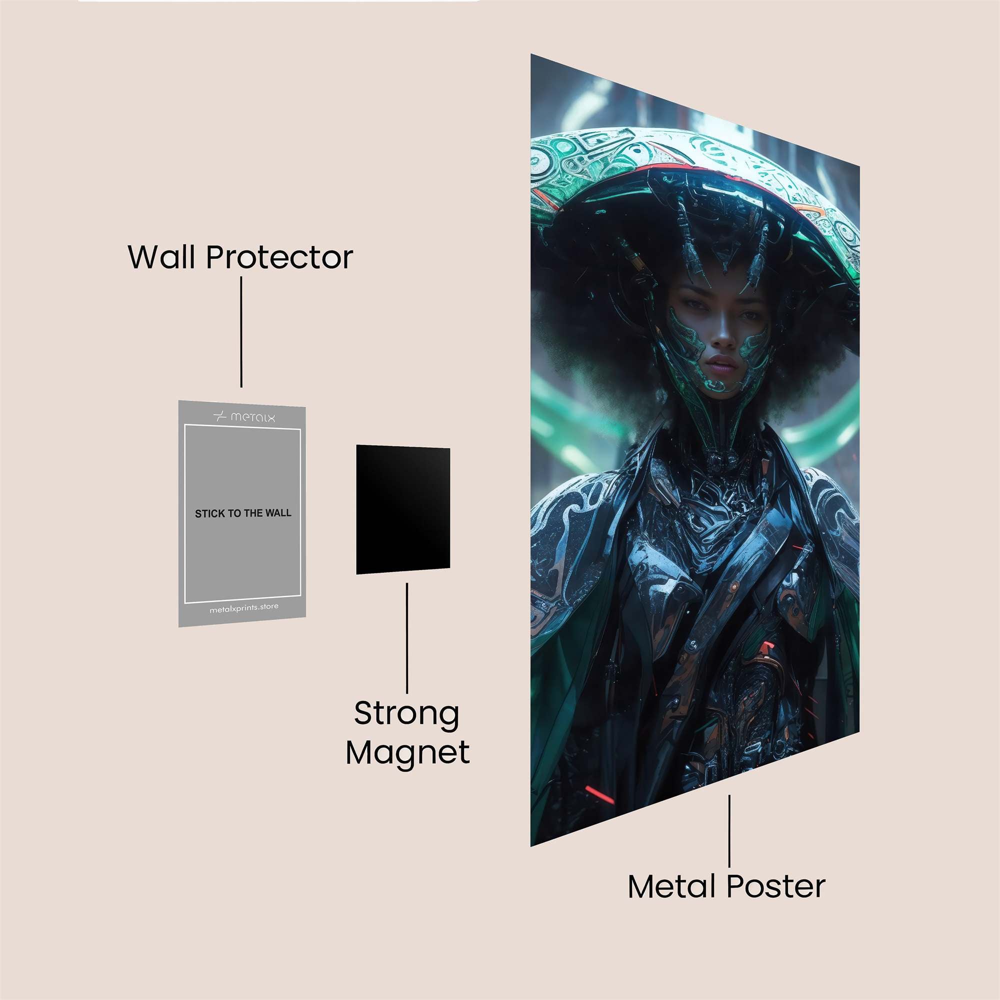 Spider Stealth Safe Wall Magnetic / M