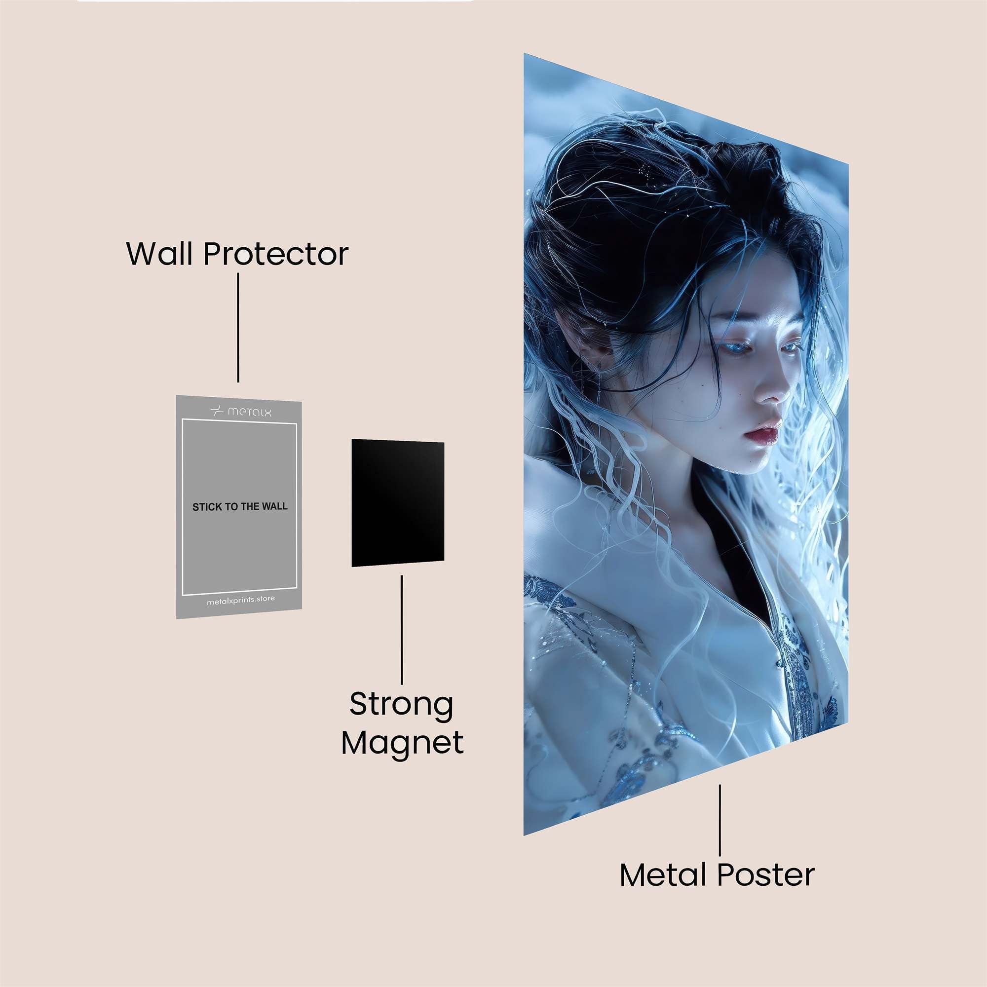 Rose Enigma Safe Wall Magnetic / M