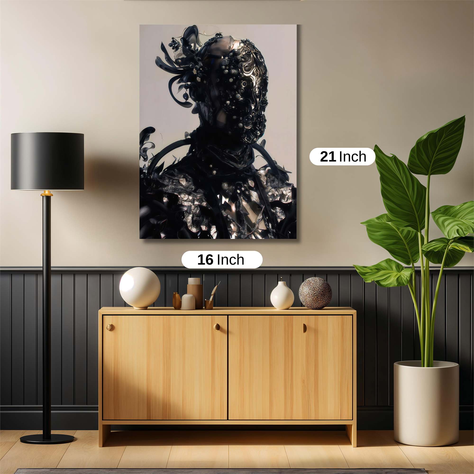 Ebony Enigma Safe Wall Magnetic / M