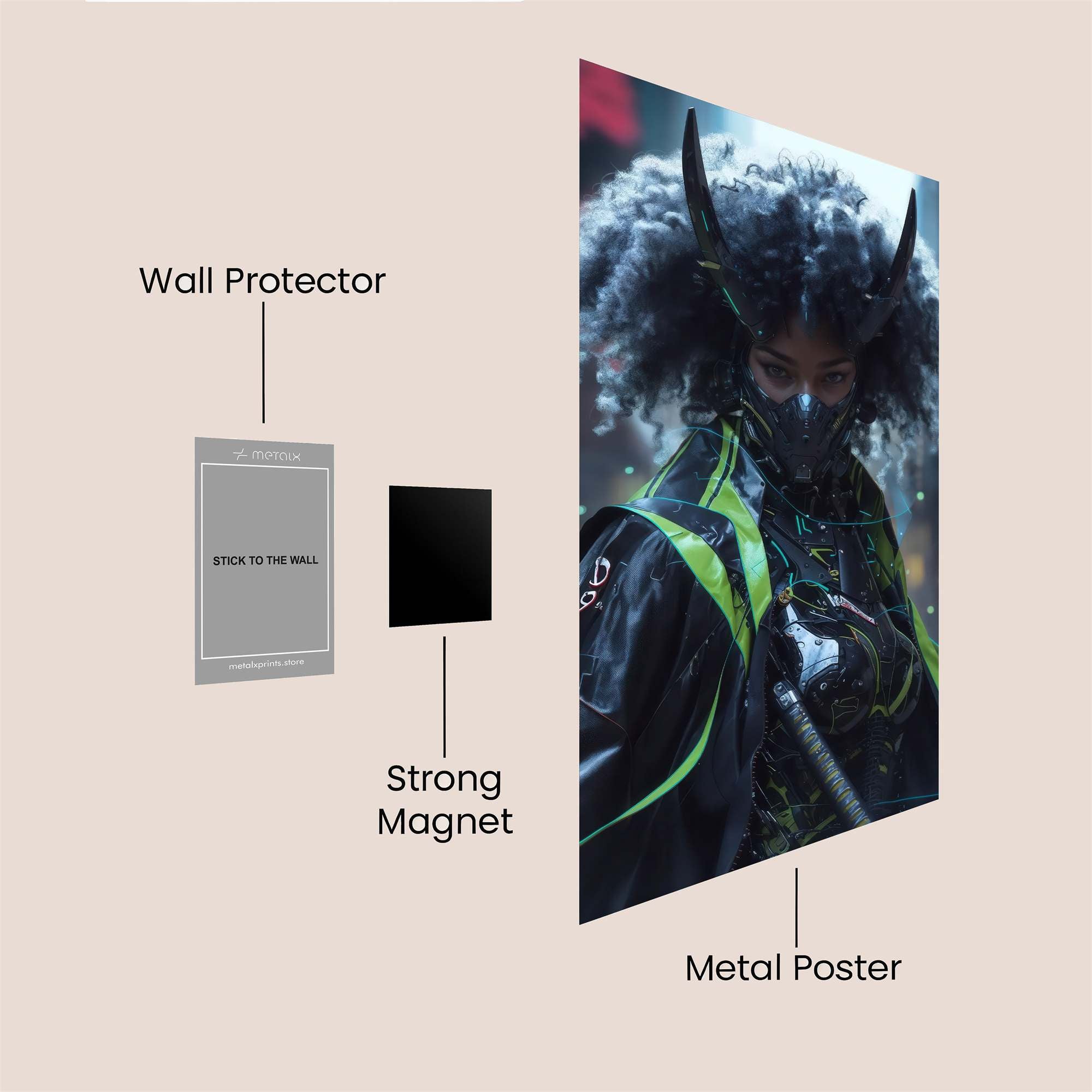 Spider Intensity Safe Wall Magnetic / M